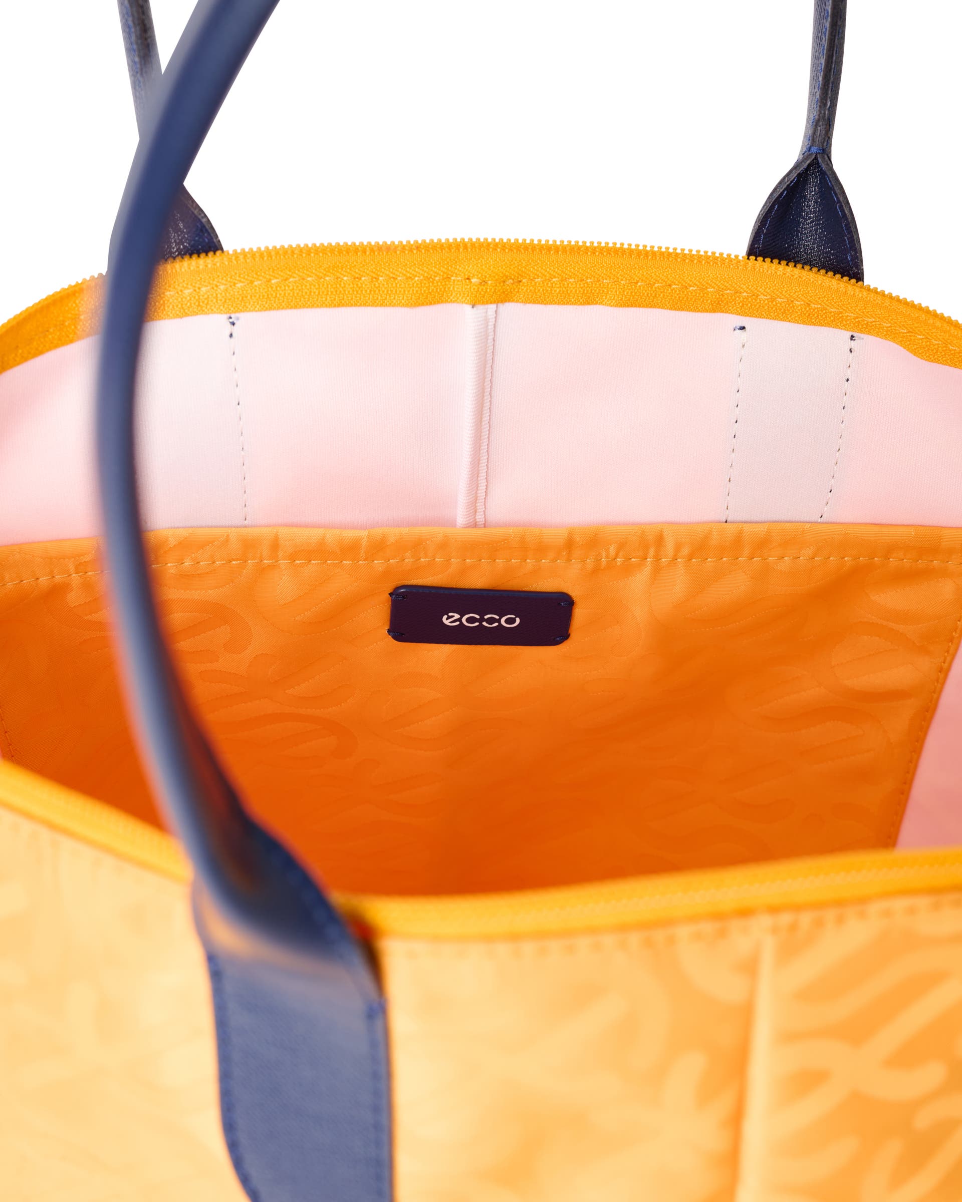 ECCO® Tote Shopper aus Leder - Orange - Inside