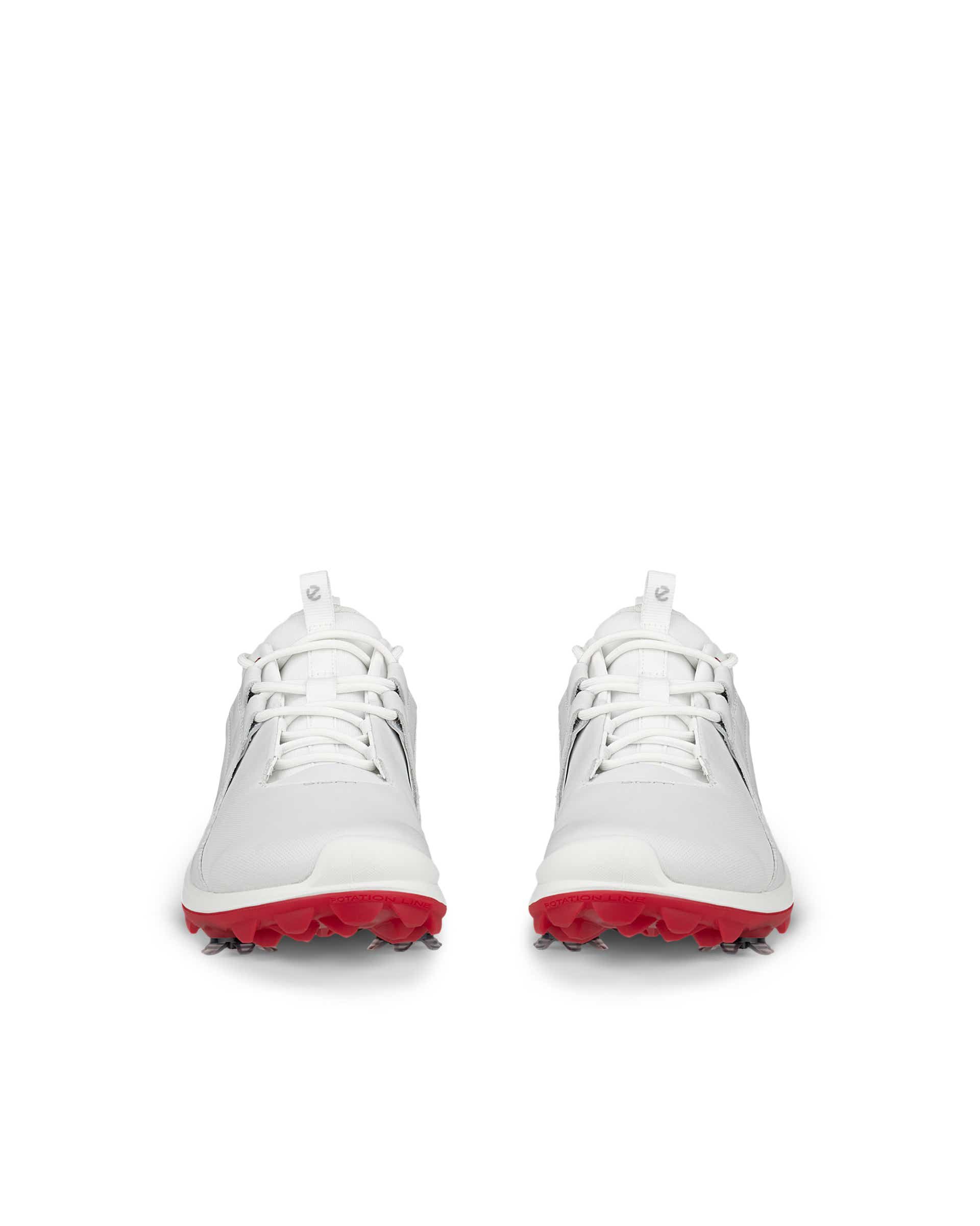 Dámská kožená golfová voděodolná obuv ECCO® Golf Biom Tour - Bílá - Front pair