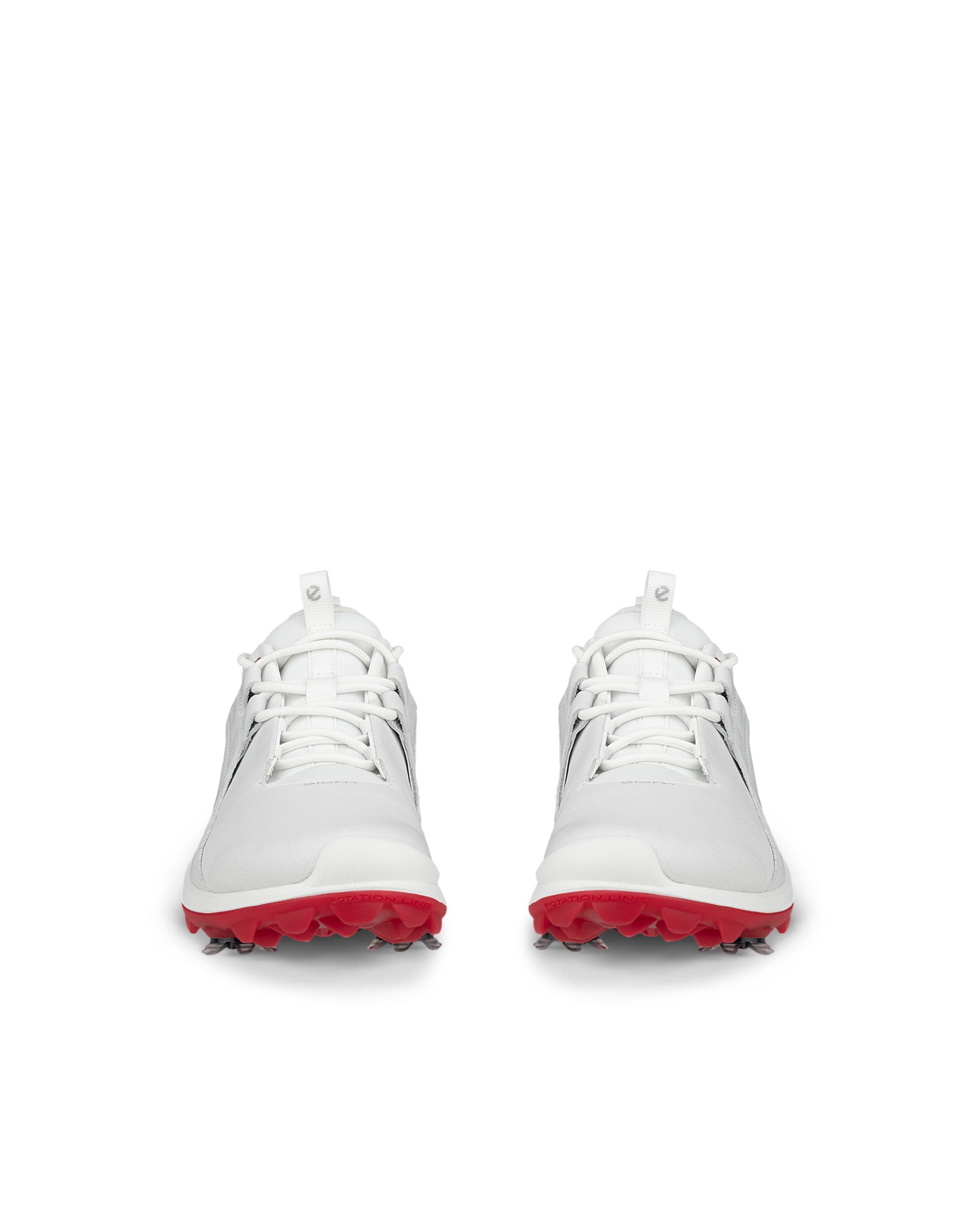 Dámská kožená golfová voděodolná obuv ECCO® Golf Biom Tour - Bílá - Front pair