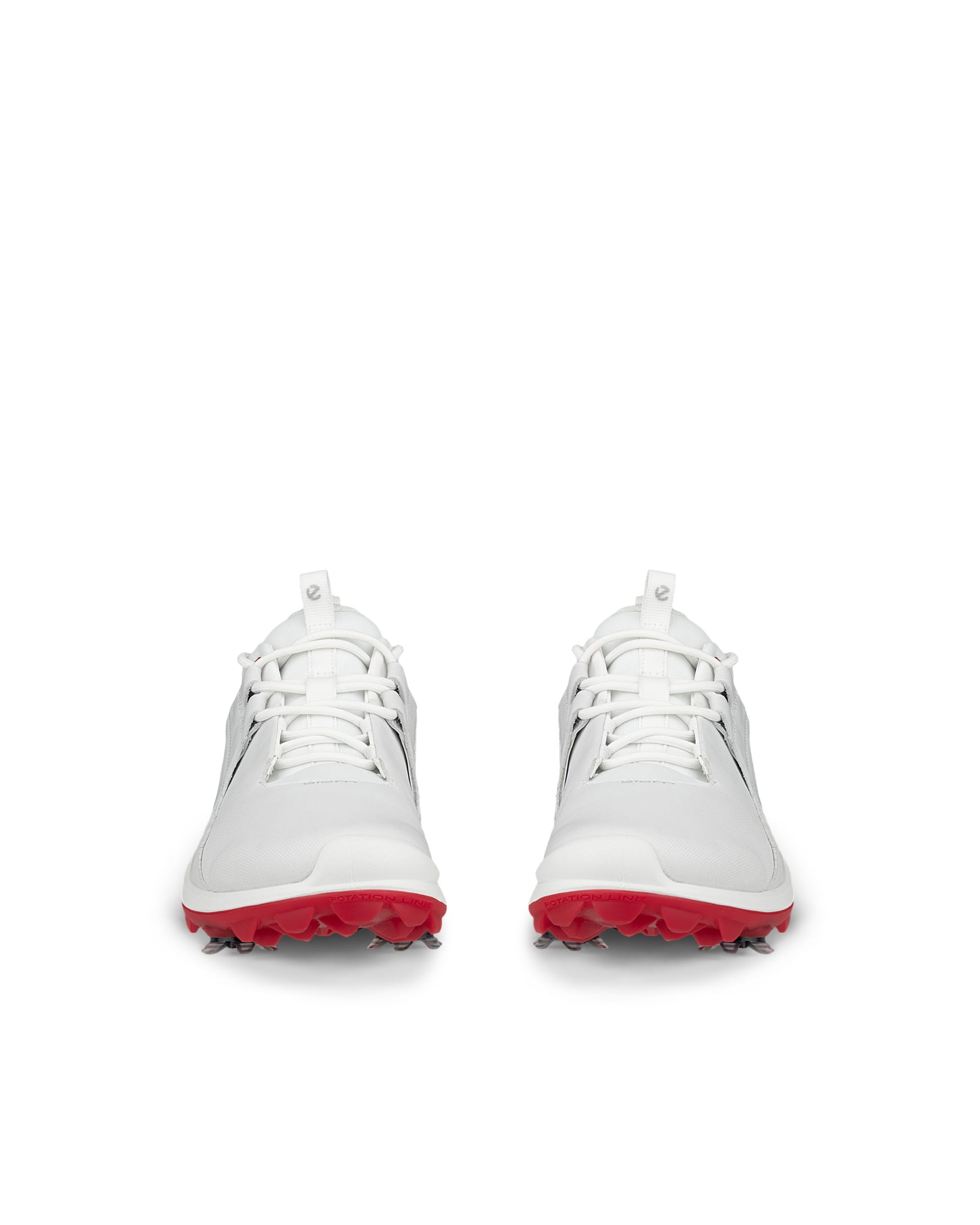 Dámská kožená golfová voděodolná obuv ECCO® Golf Biom Tour - Bílá - Front pair