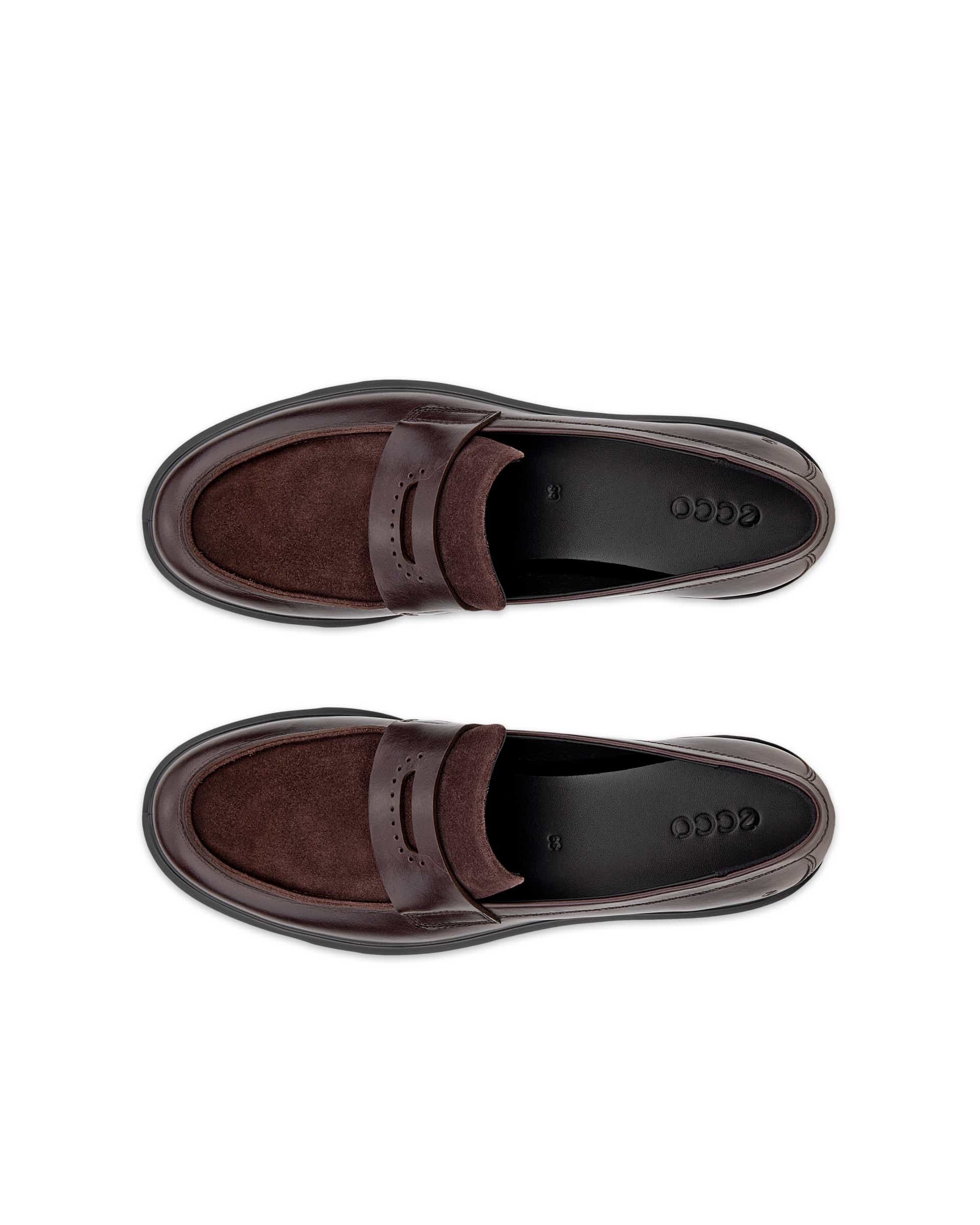 ECCO® METROPOLE VIENNA Skinnloafer dam - Brun - Top left pair