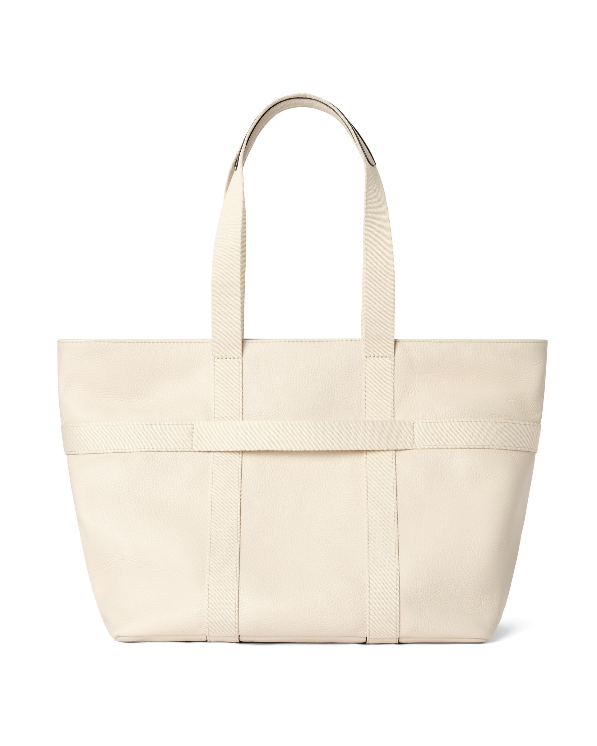 ECCO Tote Globetrotter レザートートバッグ - ベージュ - Back