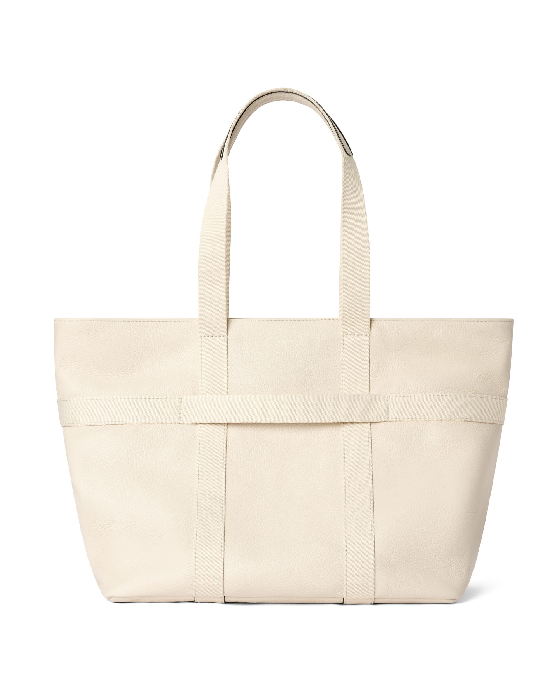 ECCO Tote Globetrotter レザートートバッグ - ベージュ - Back