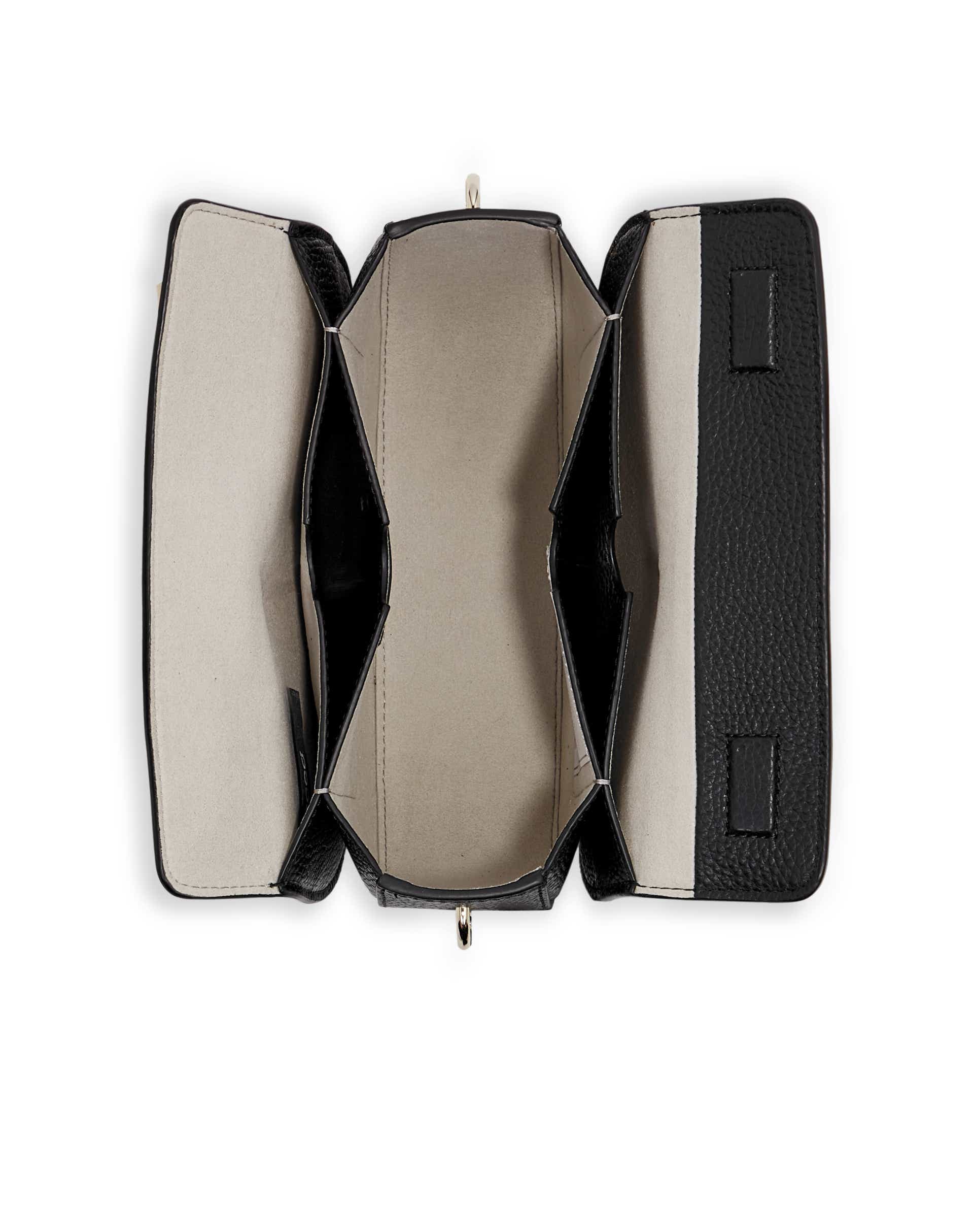 ECCO Textureblock レザーサドルバッグ - ブラック - Birdeye