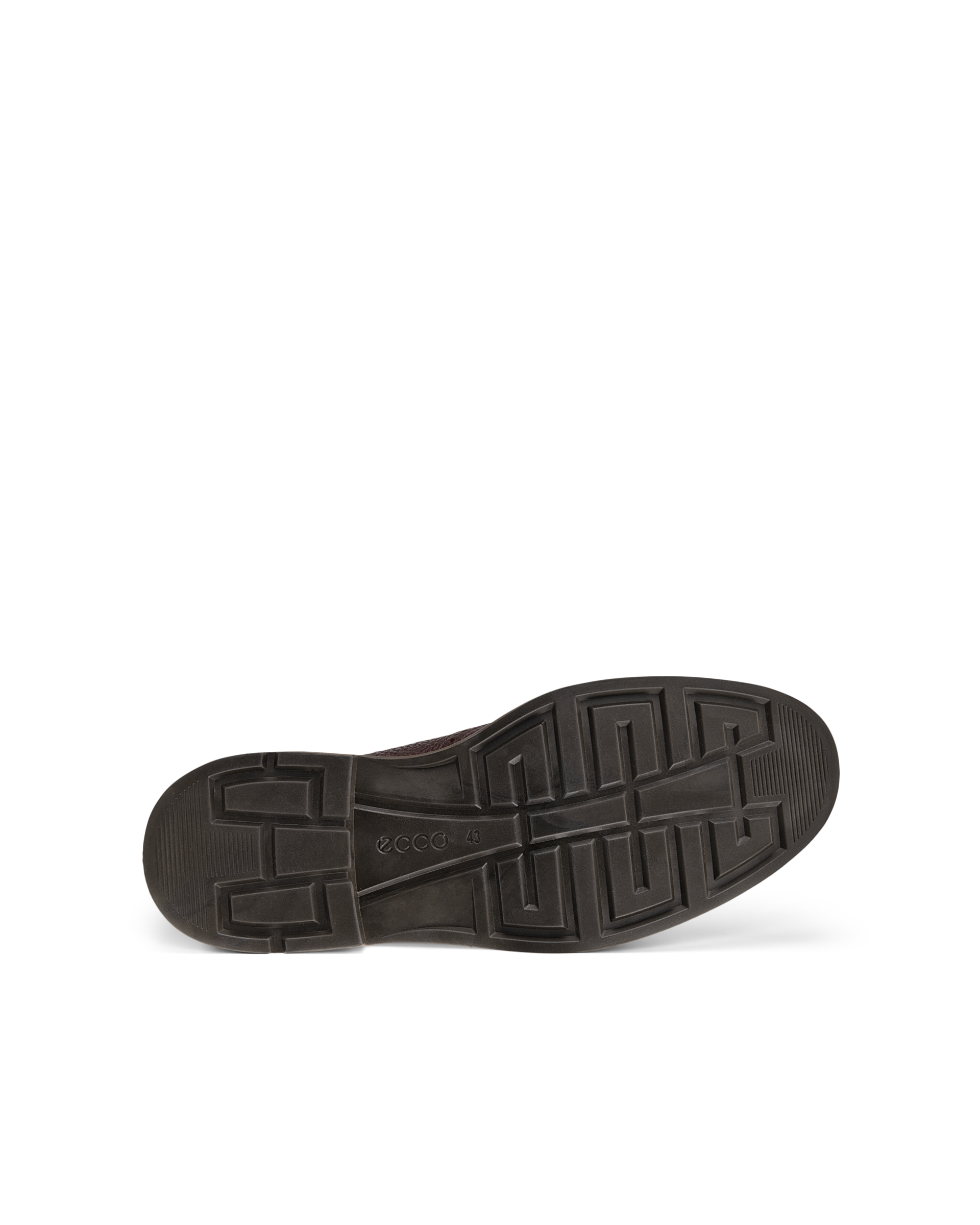 ECCO Metropole London メンズ レザーブローグシューズ - ブラウン - Sole
