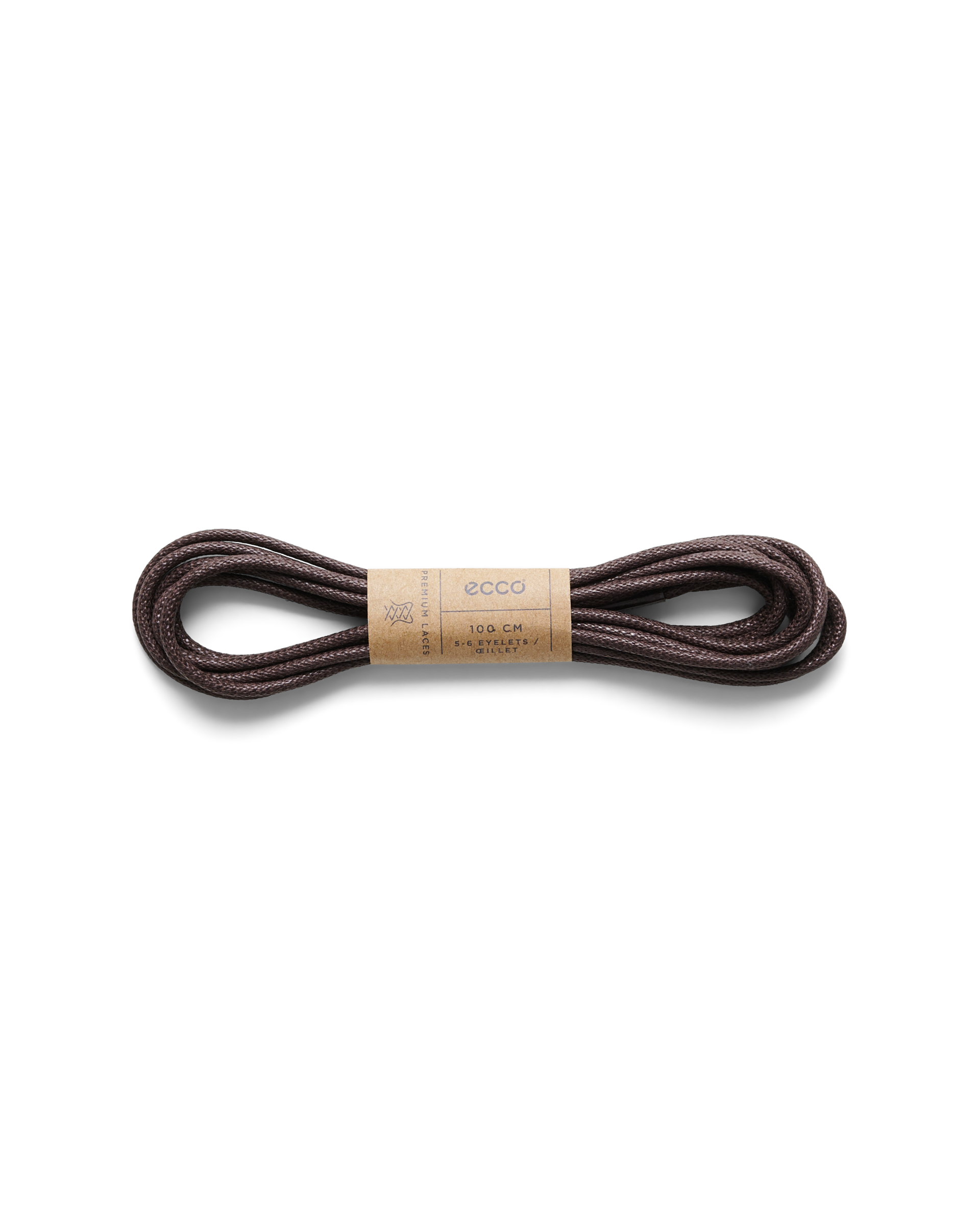 ECCO Round Laces — Brown