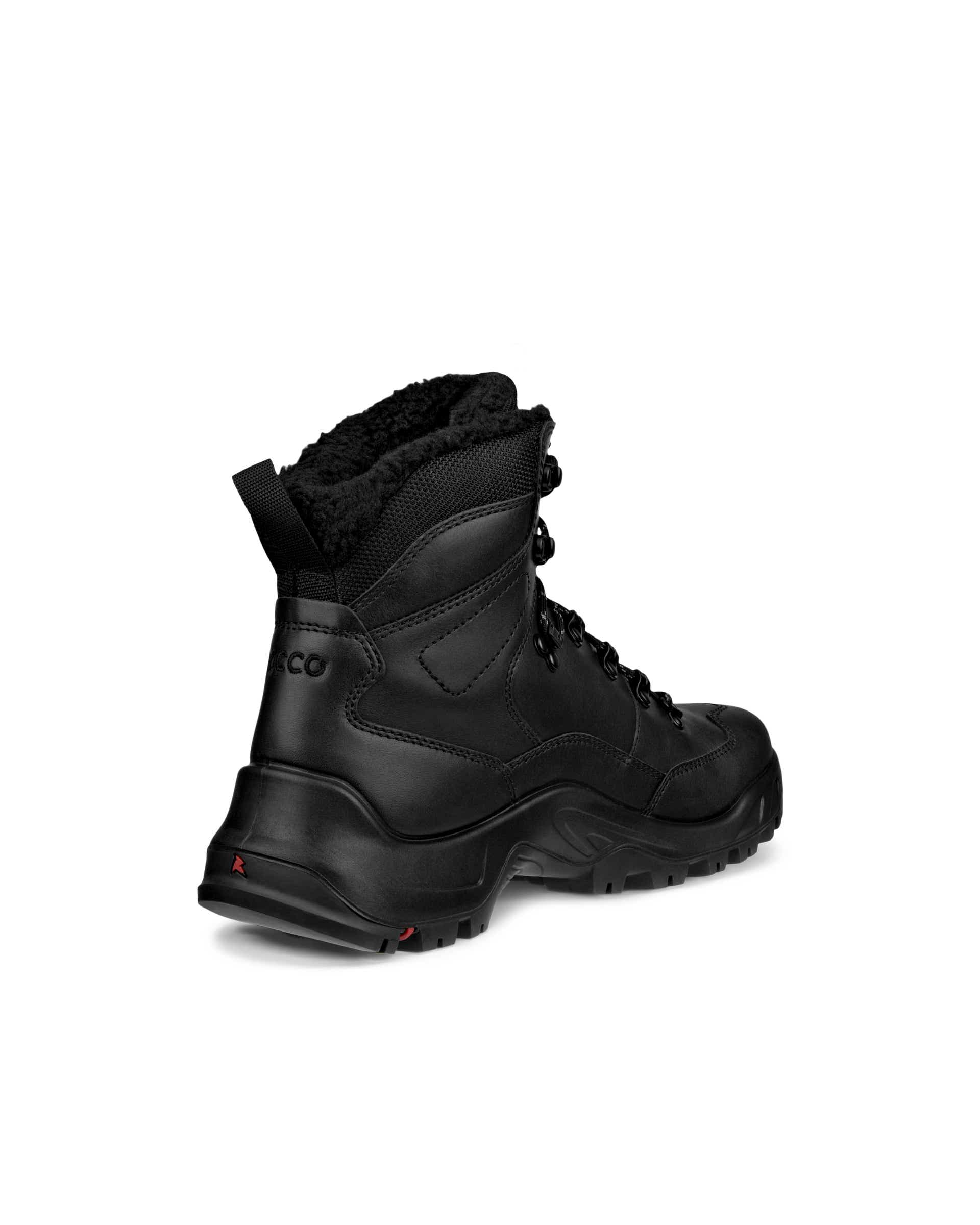 Men's ECCO® Offroad Leather Waterproof Boot - Black - Back
