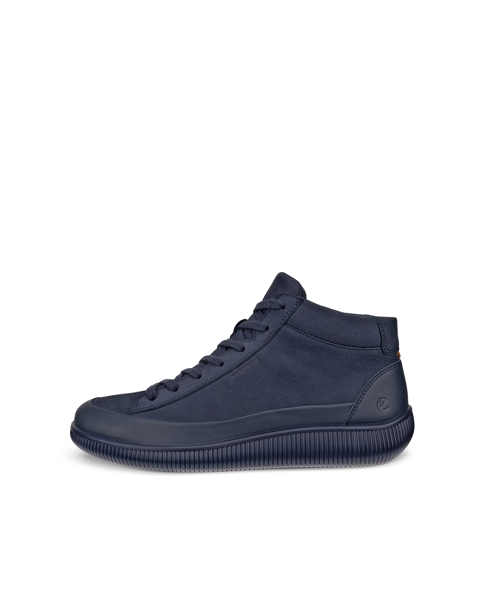 ECCO SOFT ZERO - Women's Nubuck Sneaker Boot - Blue - 35