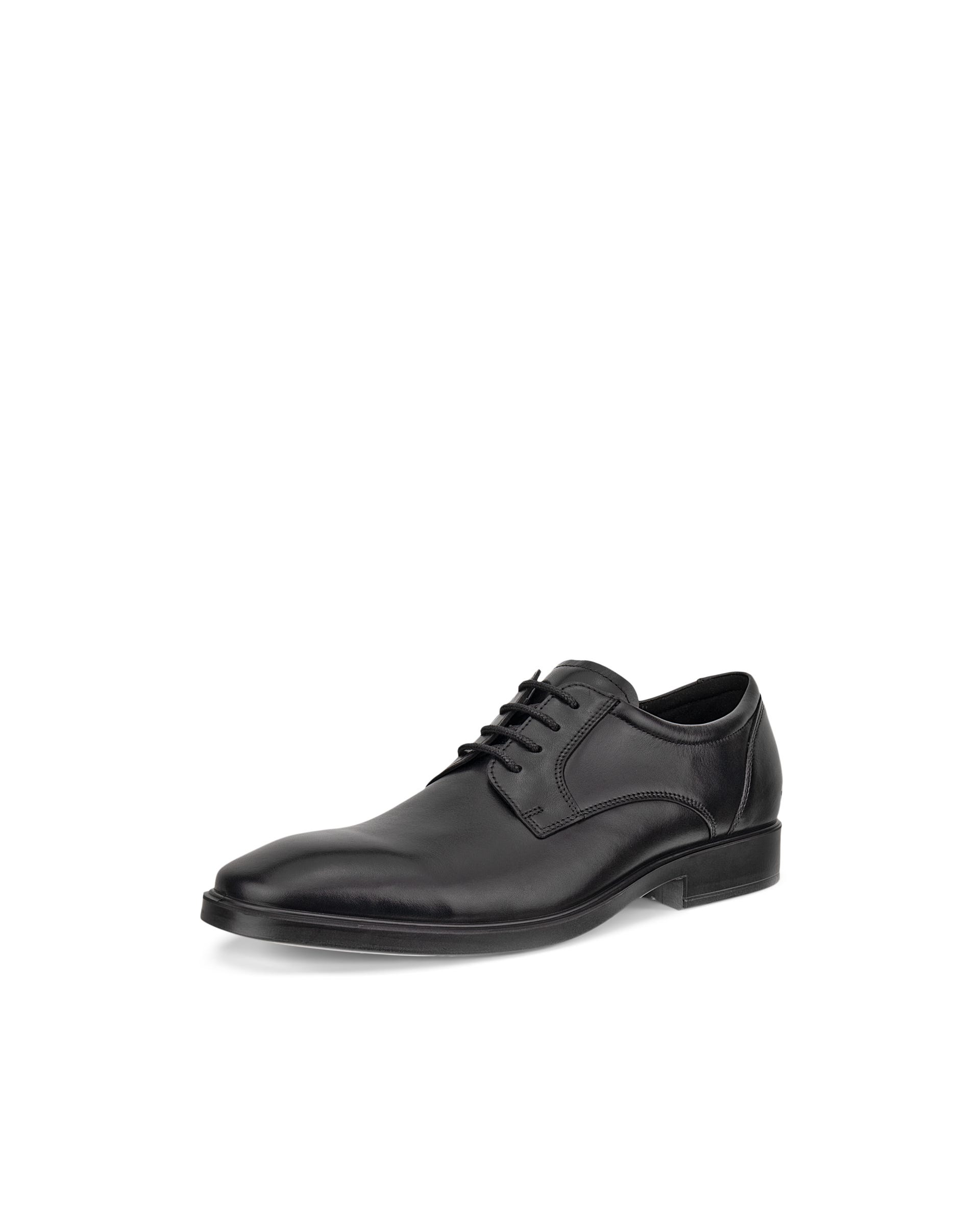 ECCO® Metropole Milan Heren leren derby schoen - Zwart - Main