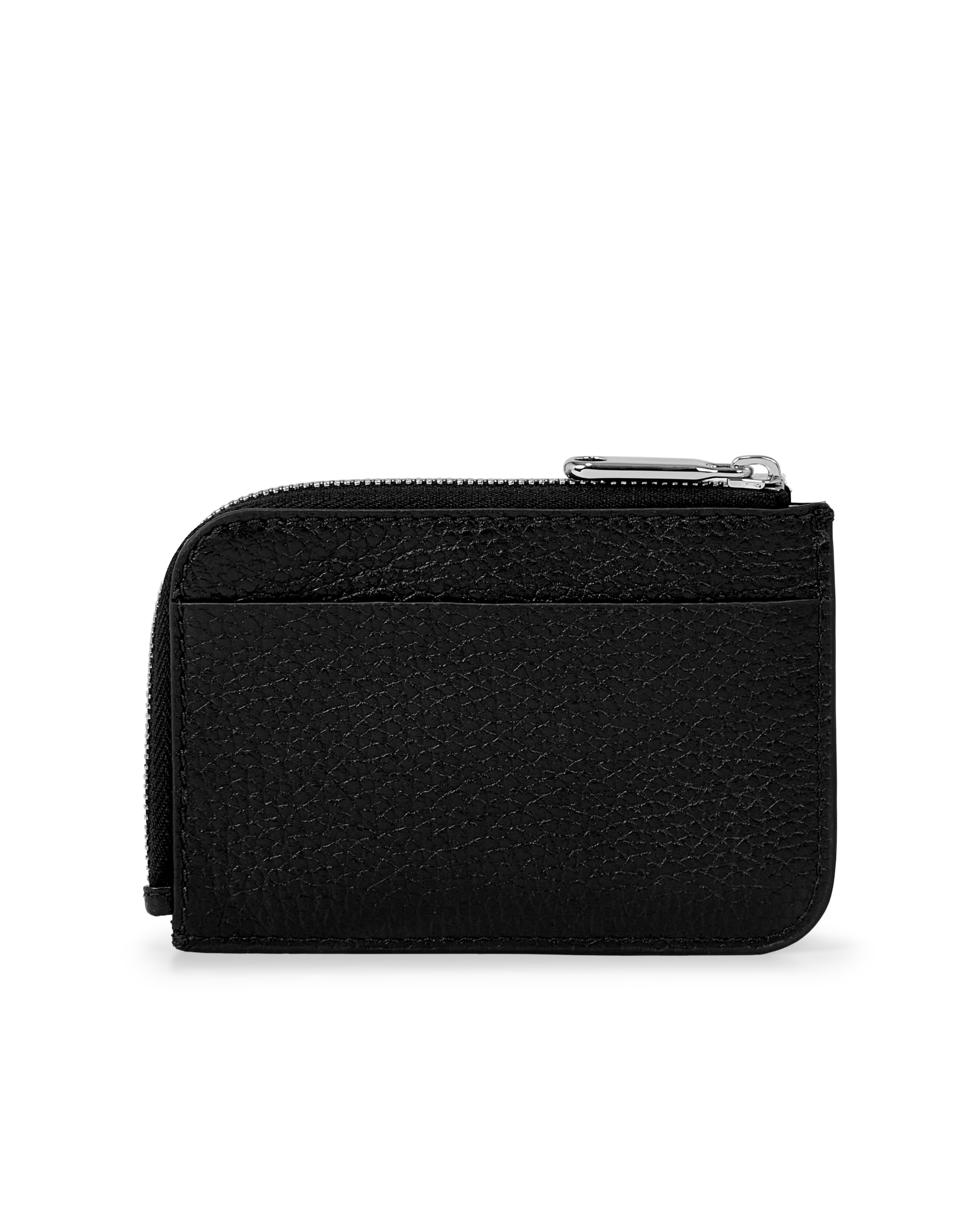 ECCO Wallet Card Case Zipped — Black