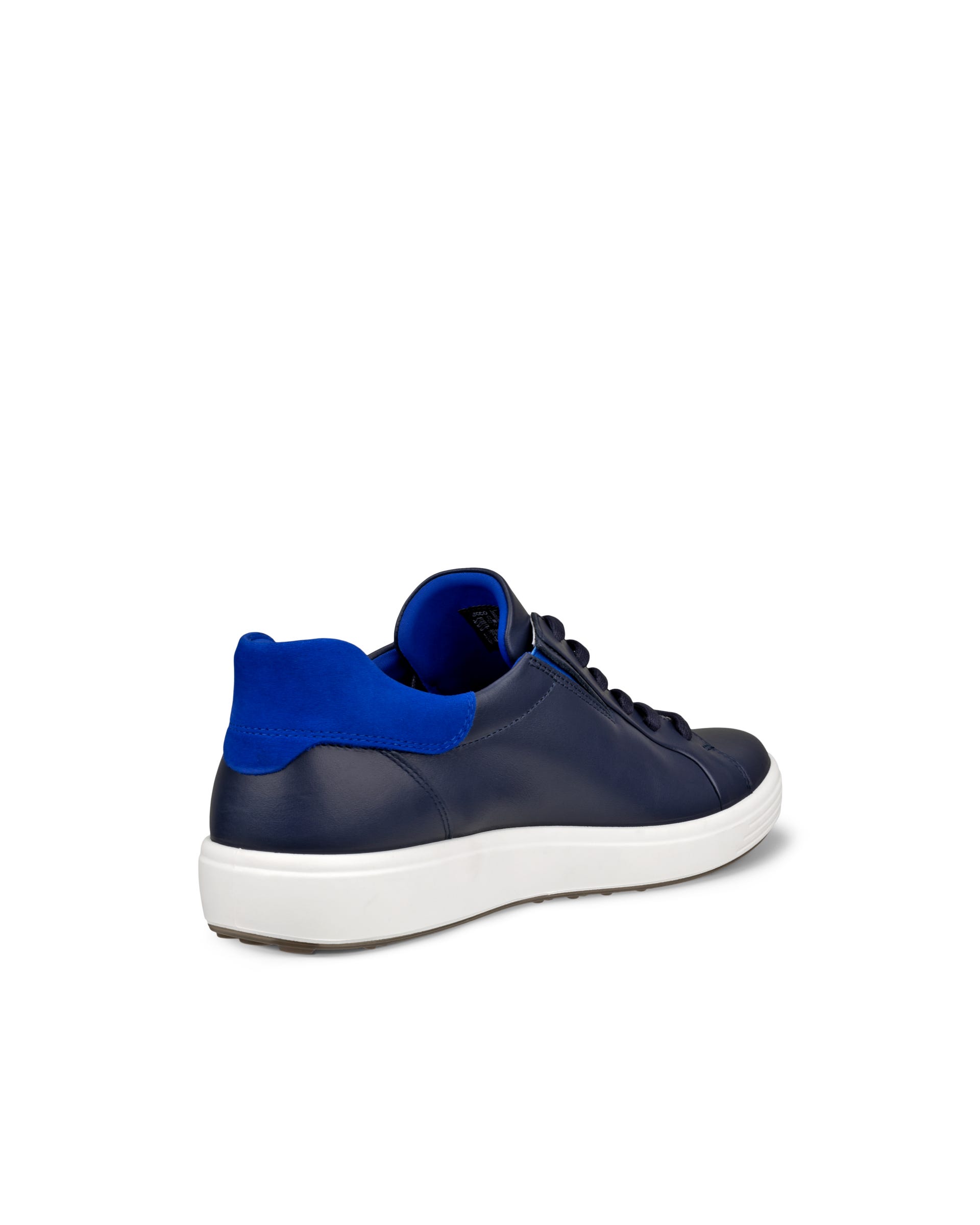 ECCO® Soft 7 Herren Ledersneaker - Blau - Back