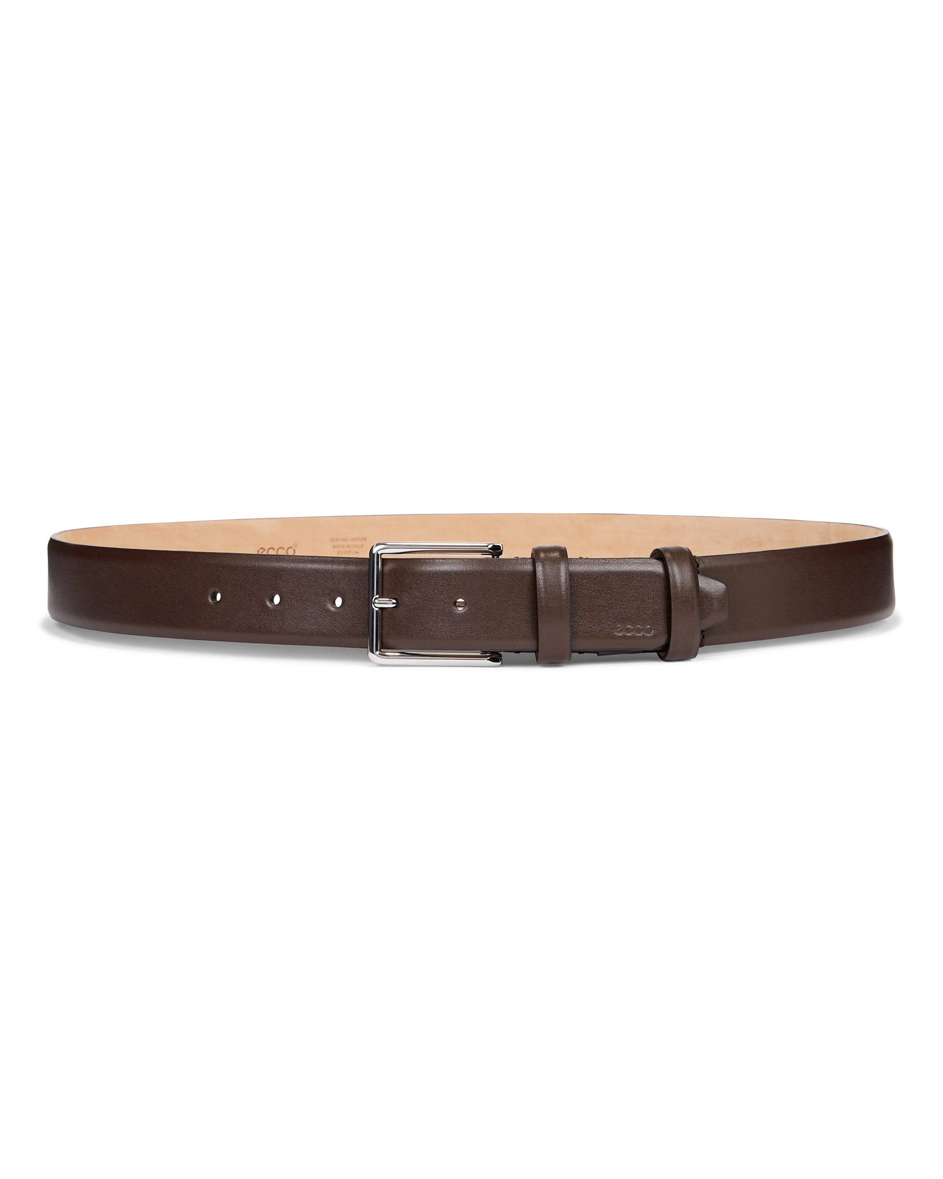 Men's ECCO® Leather Belt - Brown - Main