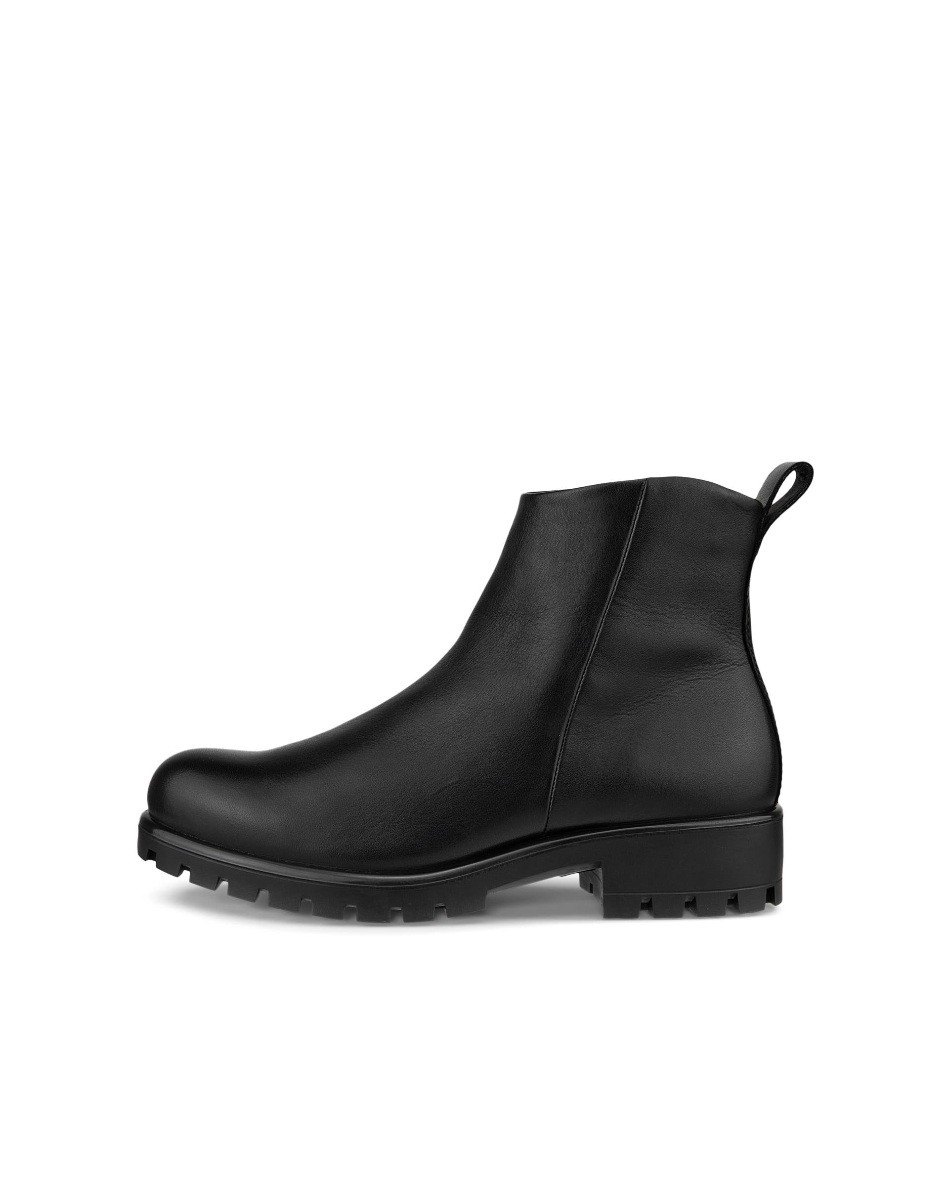 ECCO® Modtray Damen Ankle Boot aus Leder - Schwarz - Outside