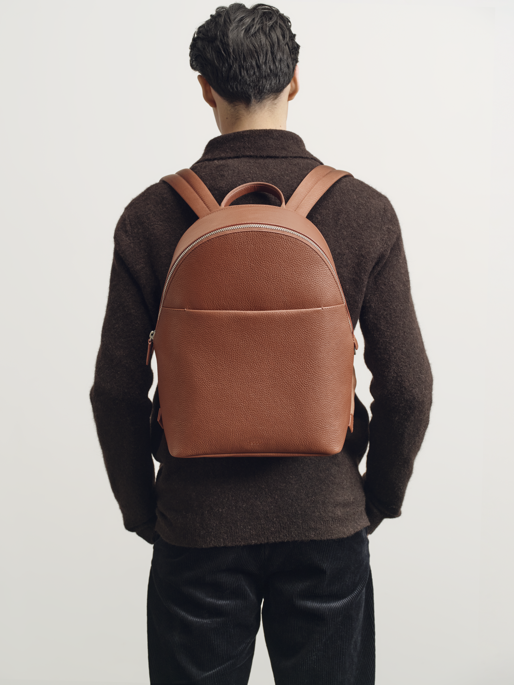 ECCO Essential Backpack L — Braun