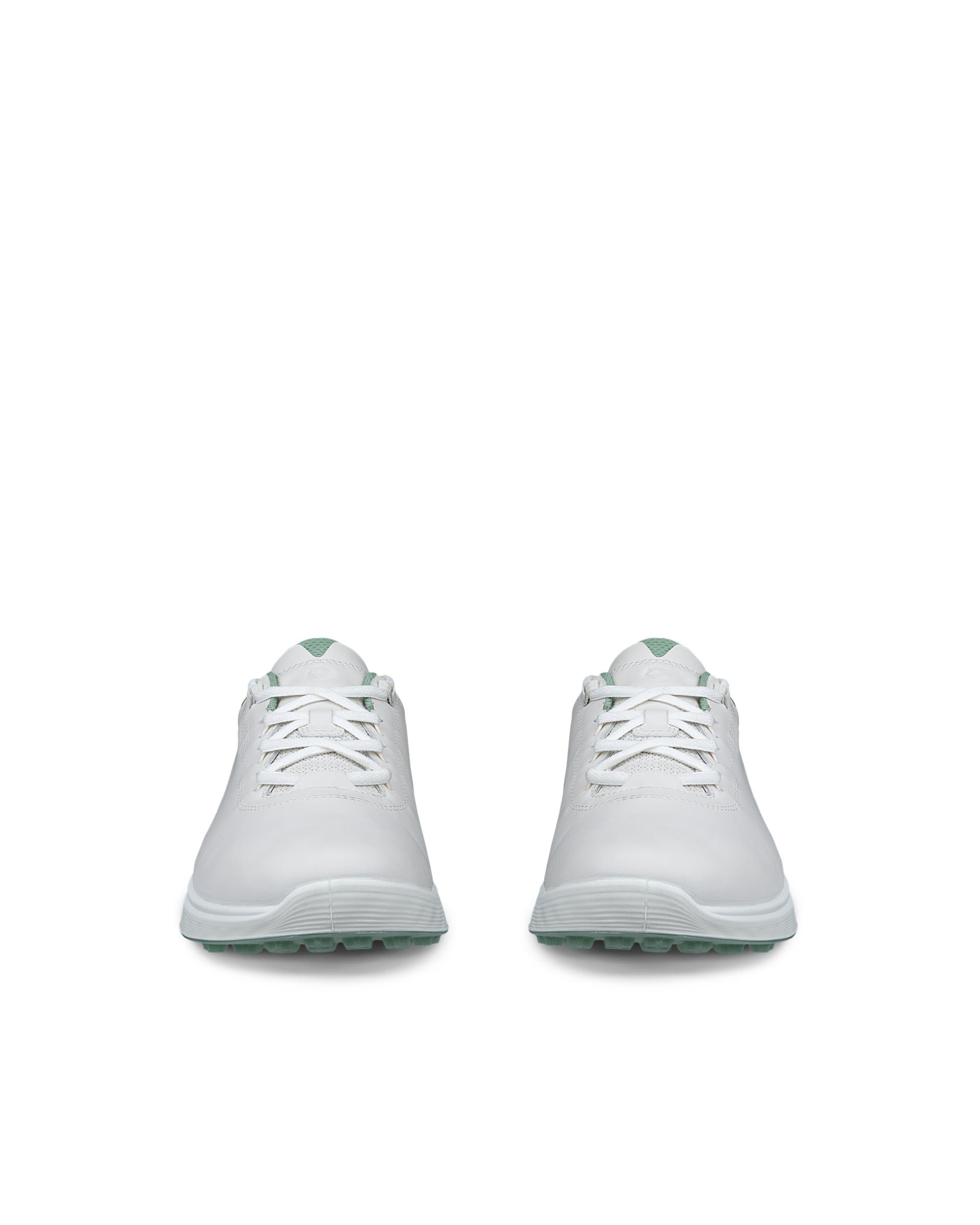 ECCO® Golf S-Casual chaussure de golf imperméable en cuir pour homme - Blanc - Front pair