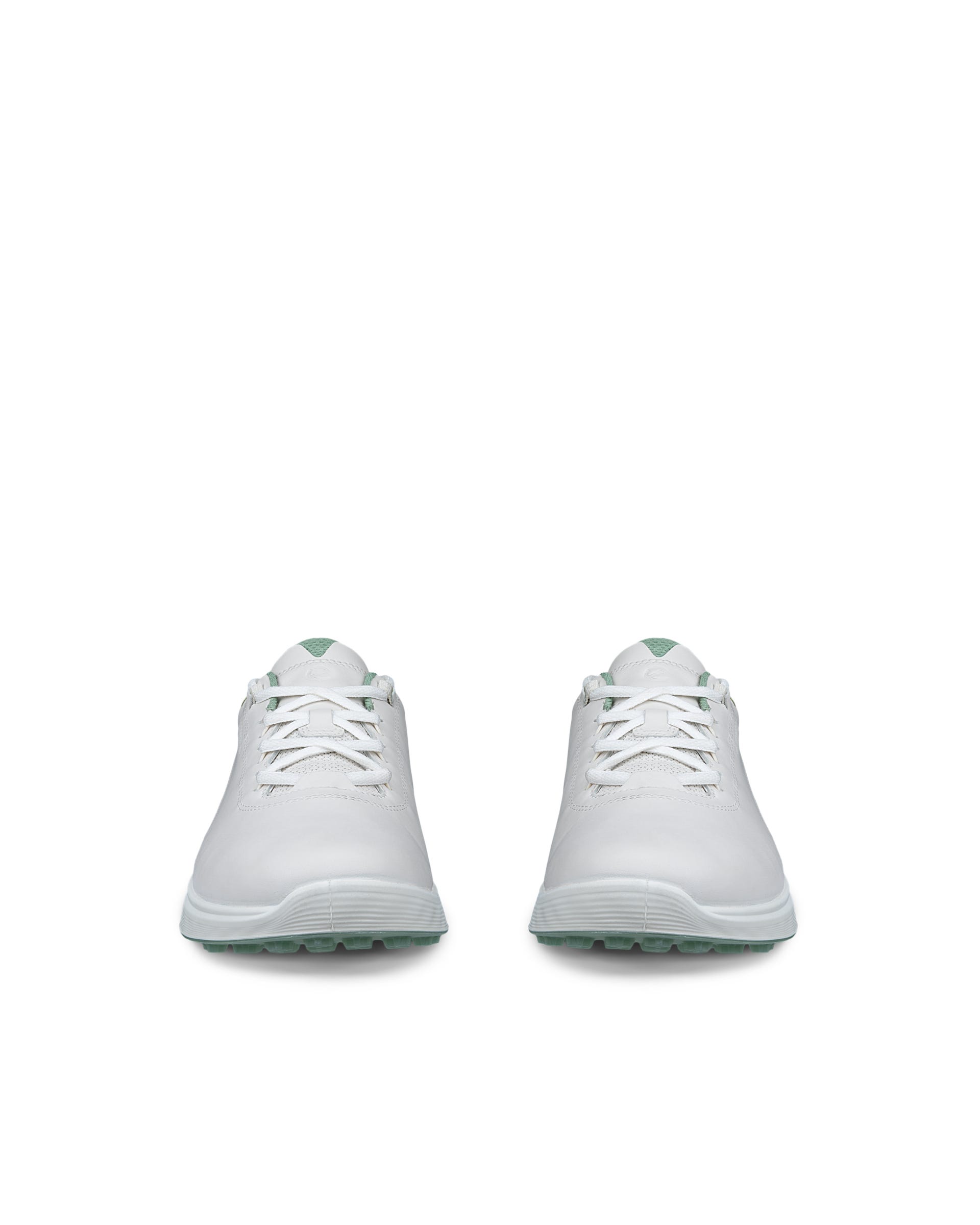 ECCO® Golf S-Casual chaussure de golf imperméable en cuir pour homme - Blanc - Front pair