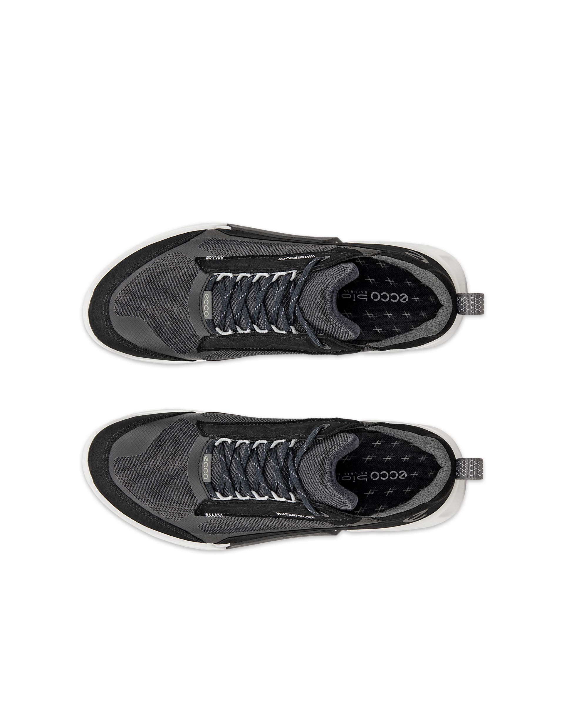 Miesten ECCO® Biom 2.1 X Mountain vedenkestävä lenkkitossu nupukkia - Musta - Top left pair