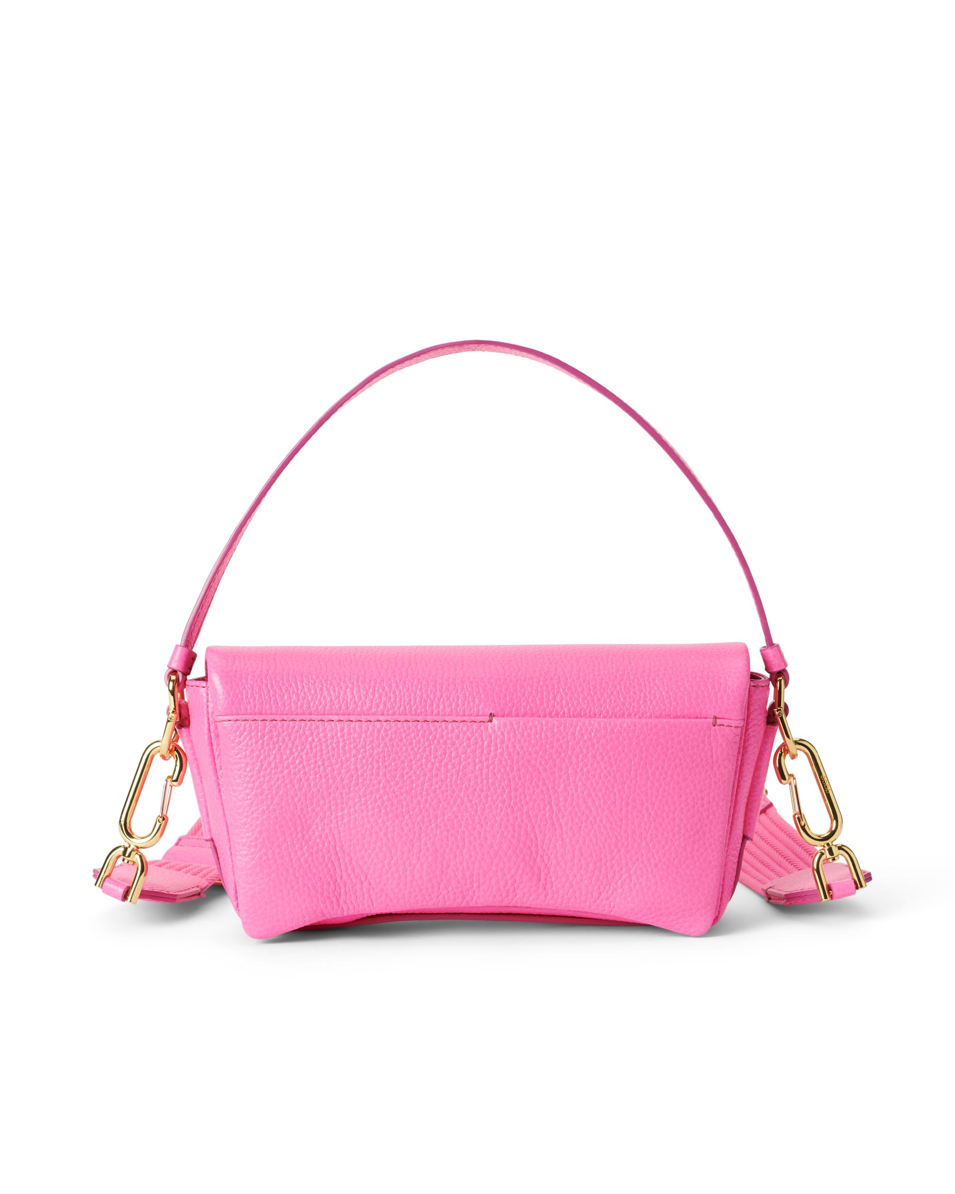 ECCO® Pinch Bag skuldertaske i læder - Pink - Back