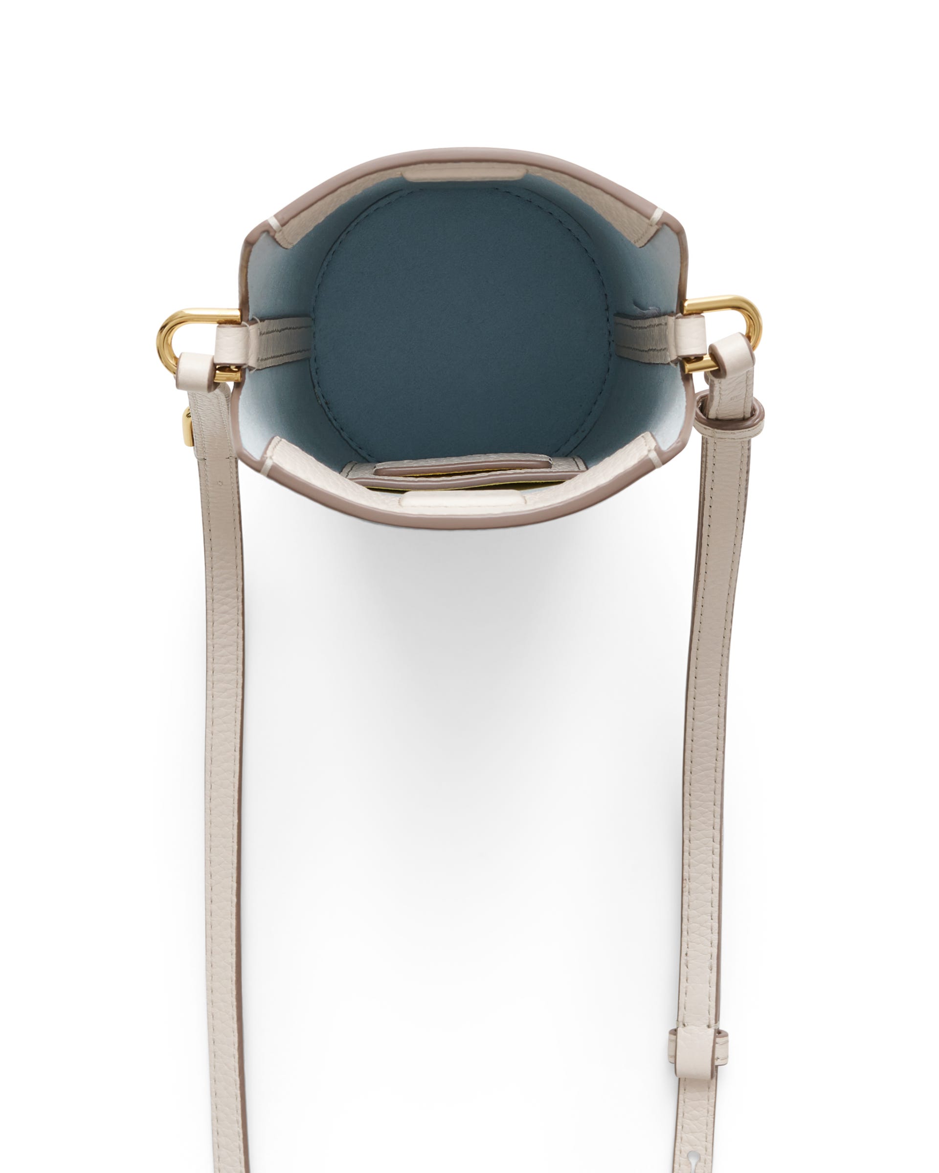 ECCO® Pot Umhängetasche aus Leder - Beige - Birdeye