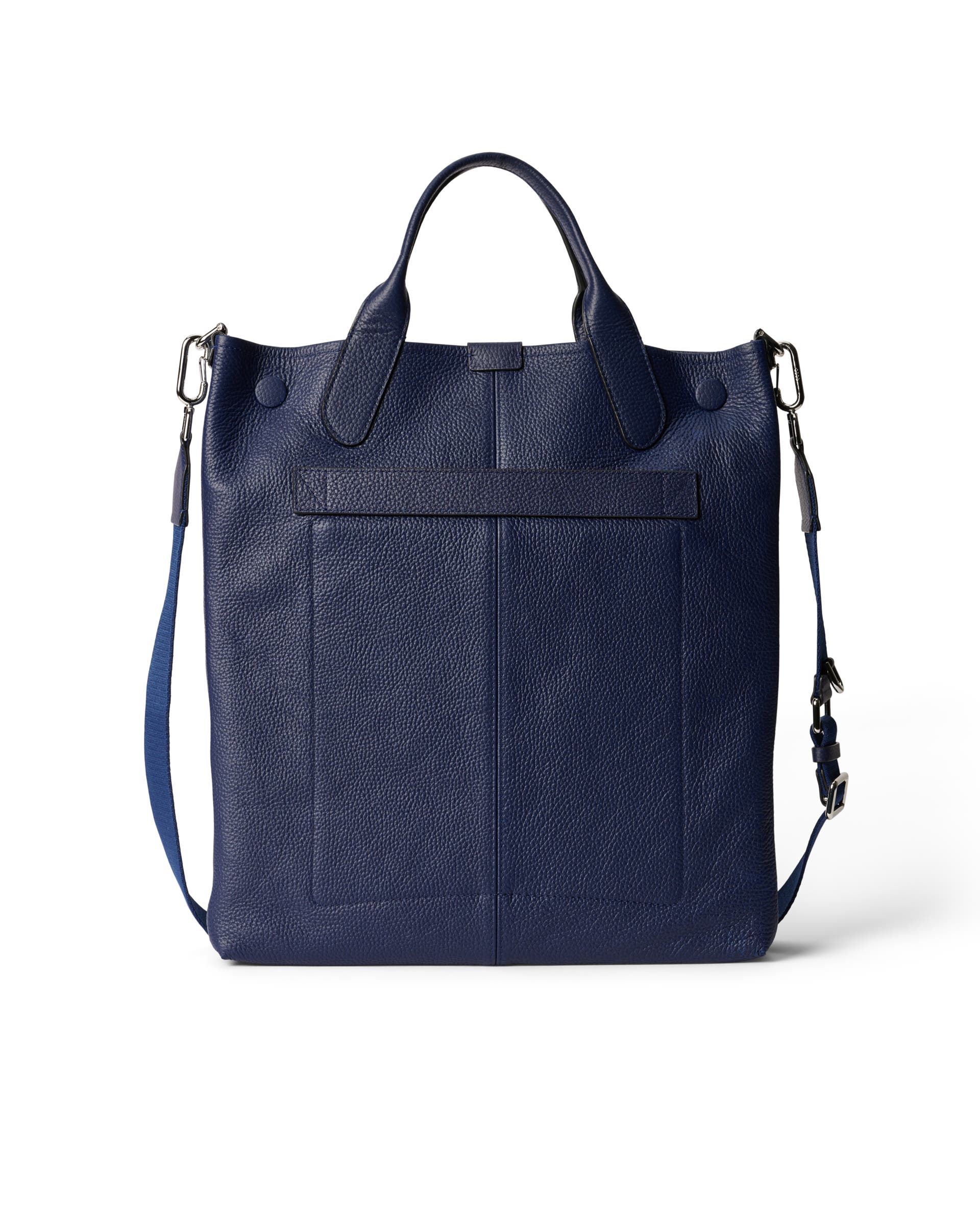 Sac fourre-tout en cuir ECCO® North-South Soft - Bleu - Back