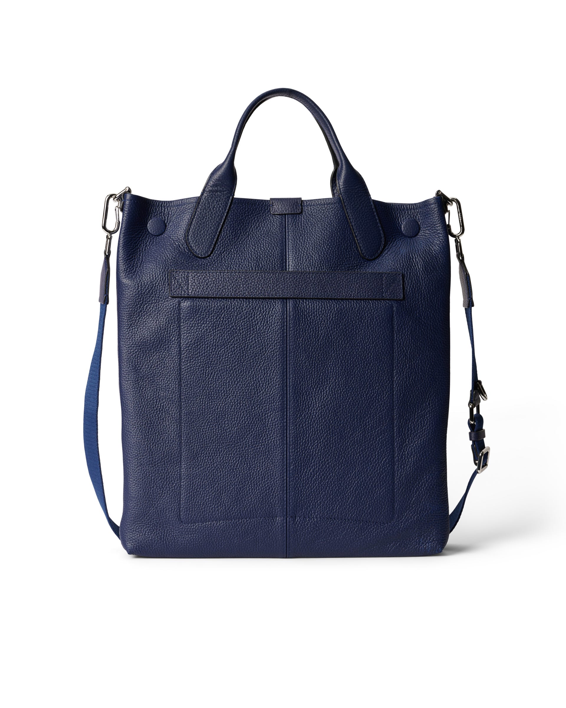 Sac fourre-tout en cuir ECCO® North-South Soft - Bleu - Back