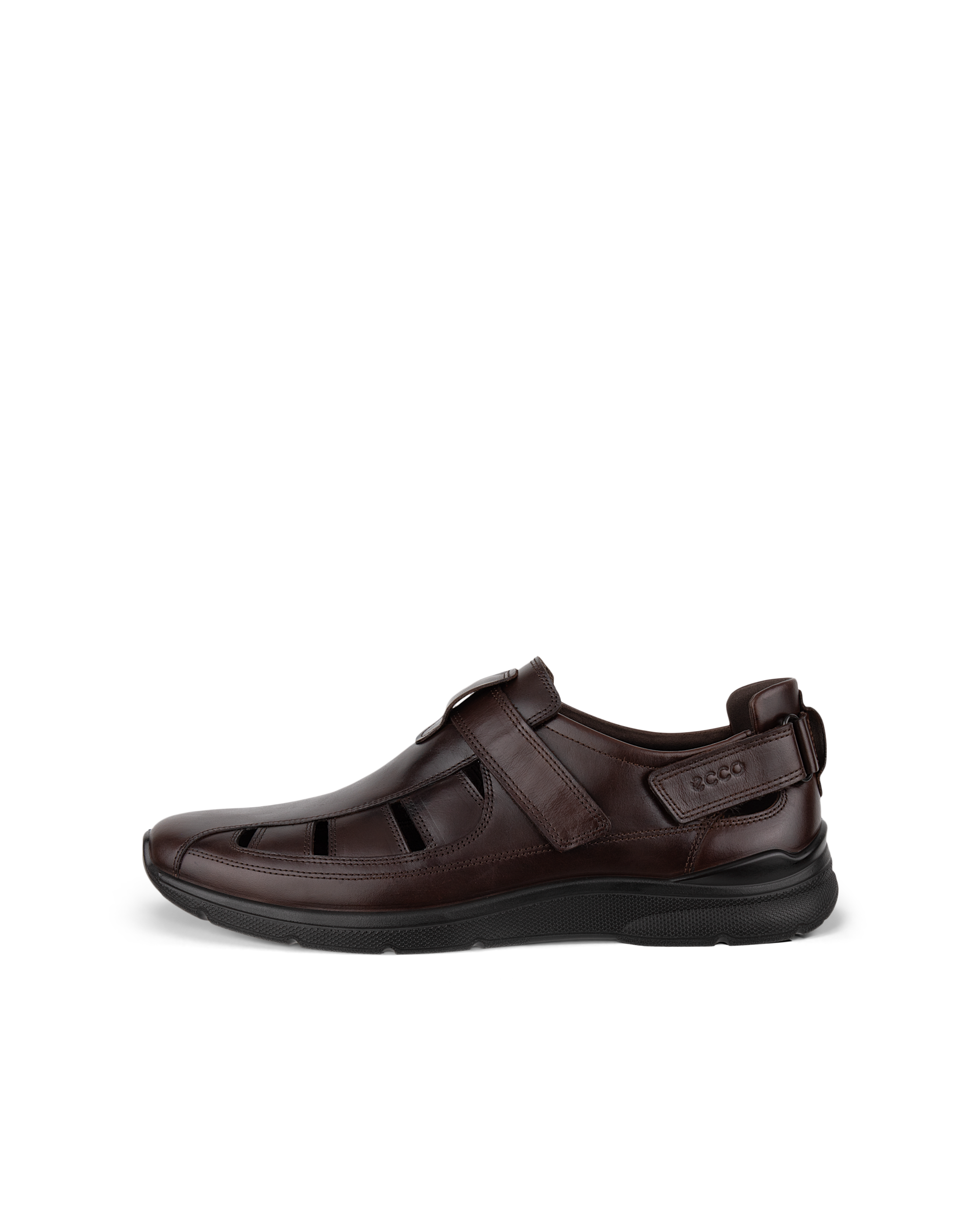 ECCO IRVING - Men's Leather Fisherman Sandal - Brown - 47