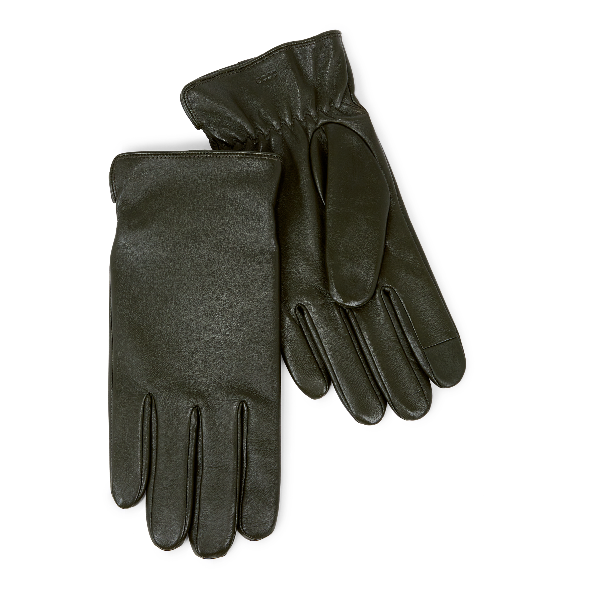 ECCO Minimal Gloves メンズ レザーグローブ | ブラック