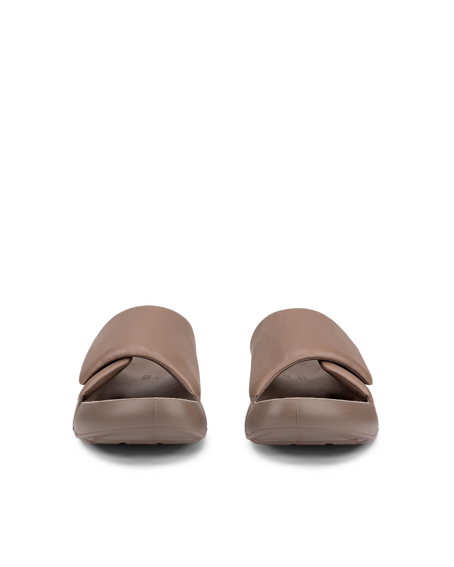 ECCO Cozmo Slide PF ウィメンズ レザーサンダル | ブラウン