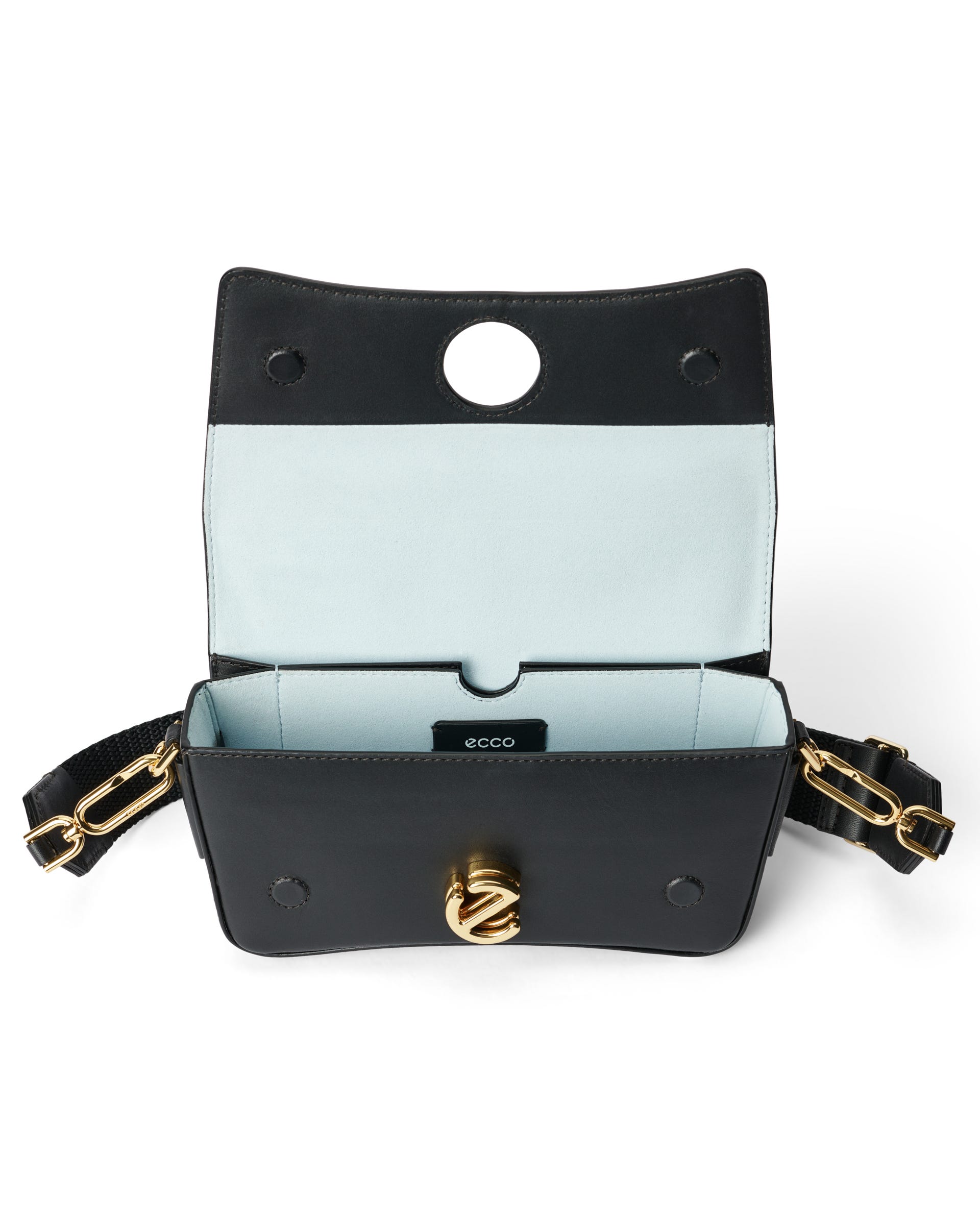 ECCO® Pinch Crossbodyväska skinn - Svart - Inside