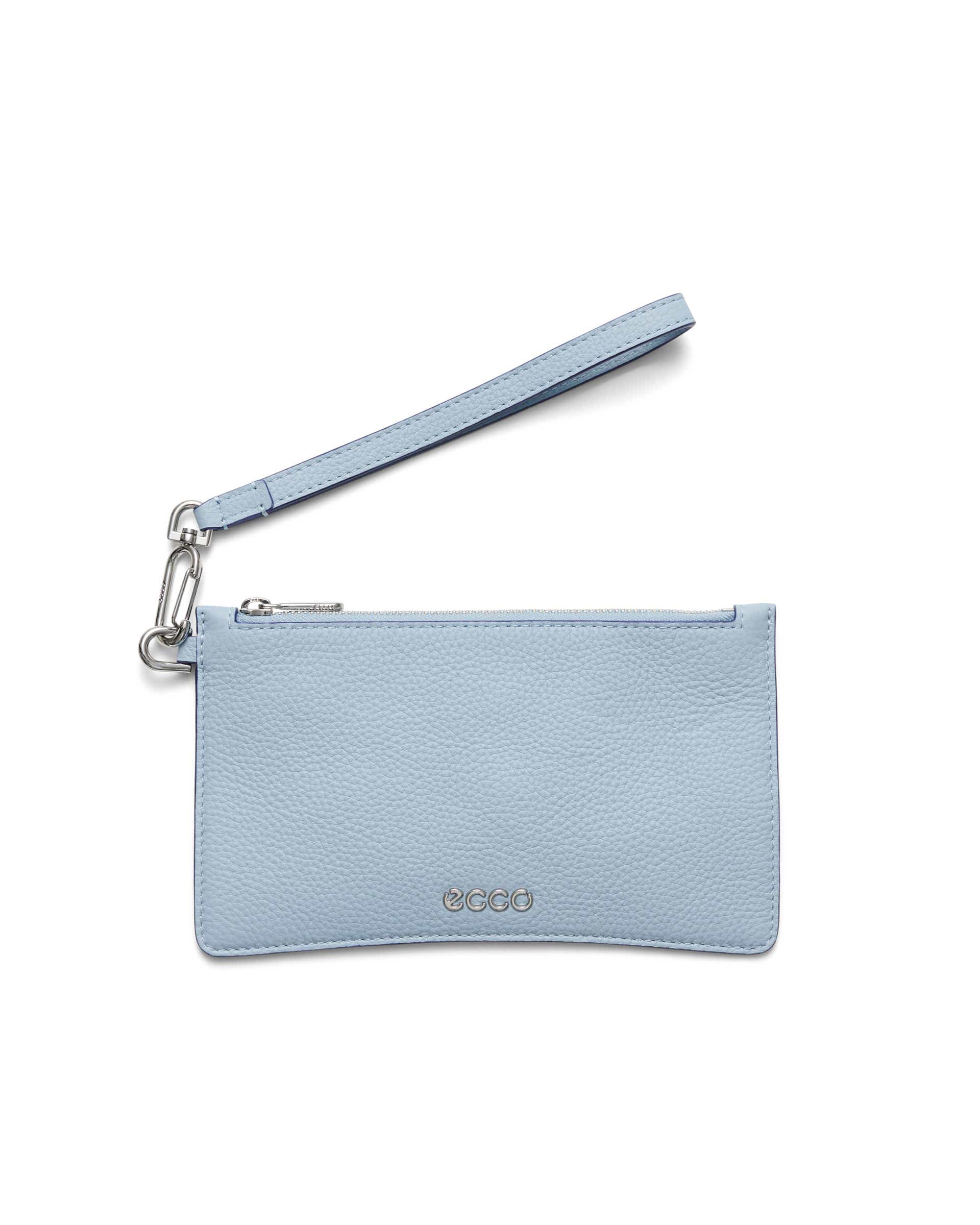 ECCO Wristlet Soft Pebbled レザーポーチ - ブルー - Main