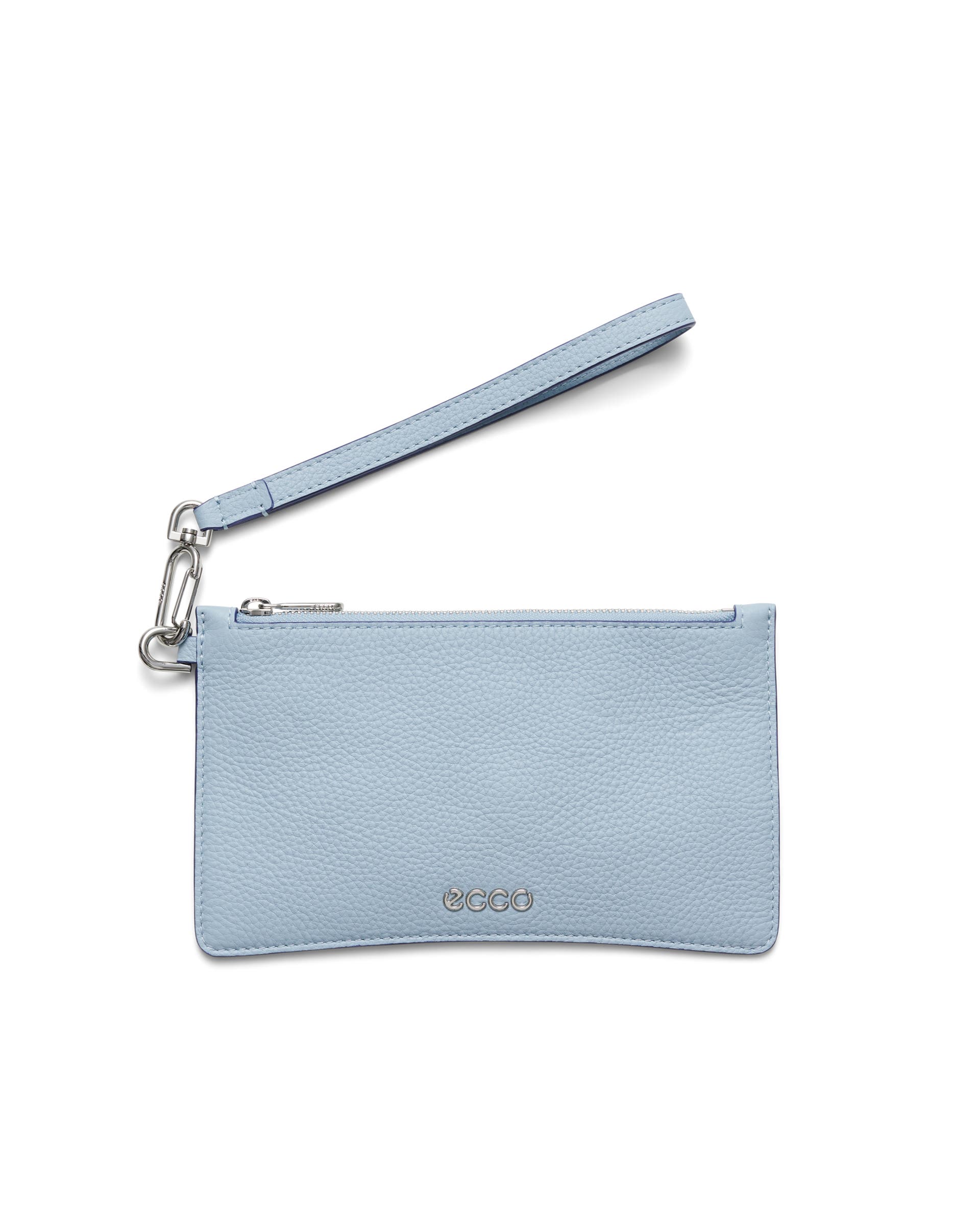 ECCO Wristlet Soft Pebbled レザーポーチ - ブルー - Main