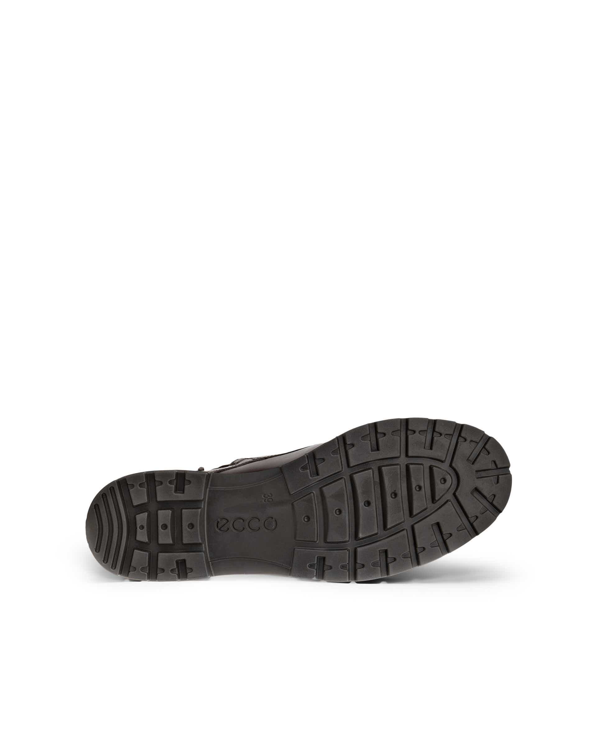 Women's ECCO® METROPOLE VIENNA Leather Lace-Up Boot - Brown - Sole