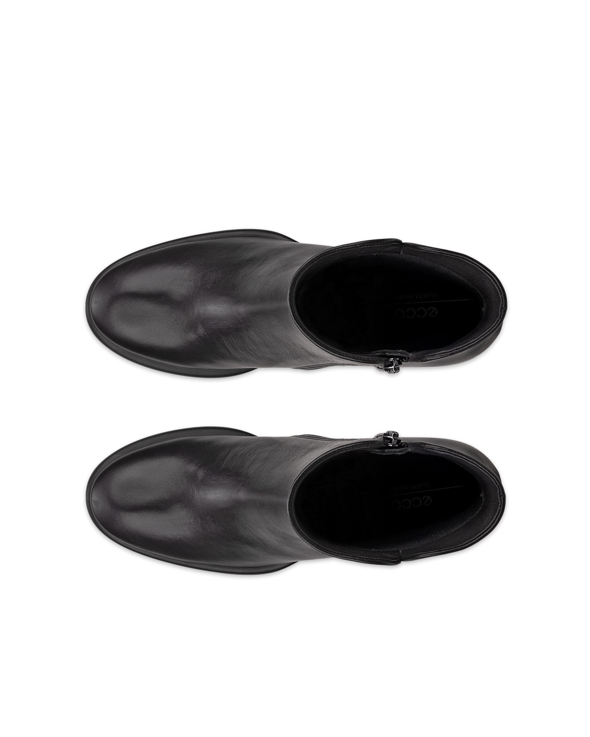 ECCO Sculpted LX 55 ウィメンズ レザーミッドカットブーツ - ブラック - Top left pair