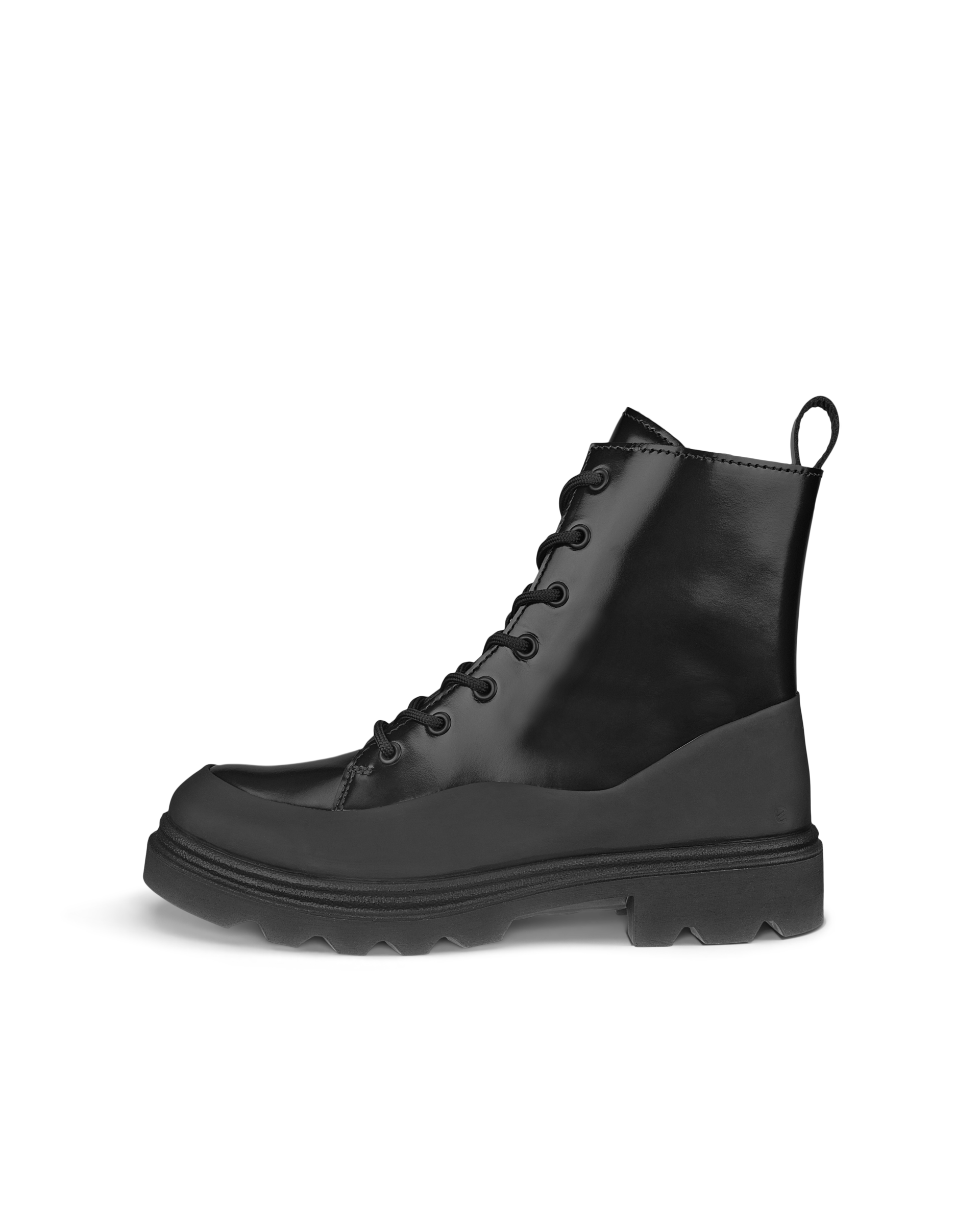 さ*ん様 新品エコーNouvelle W Lace-Up Boot 厚底ブラック ECCO Nouvelle ウィメンズ レザーレースアップブーツ | ブラック