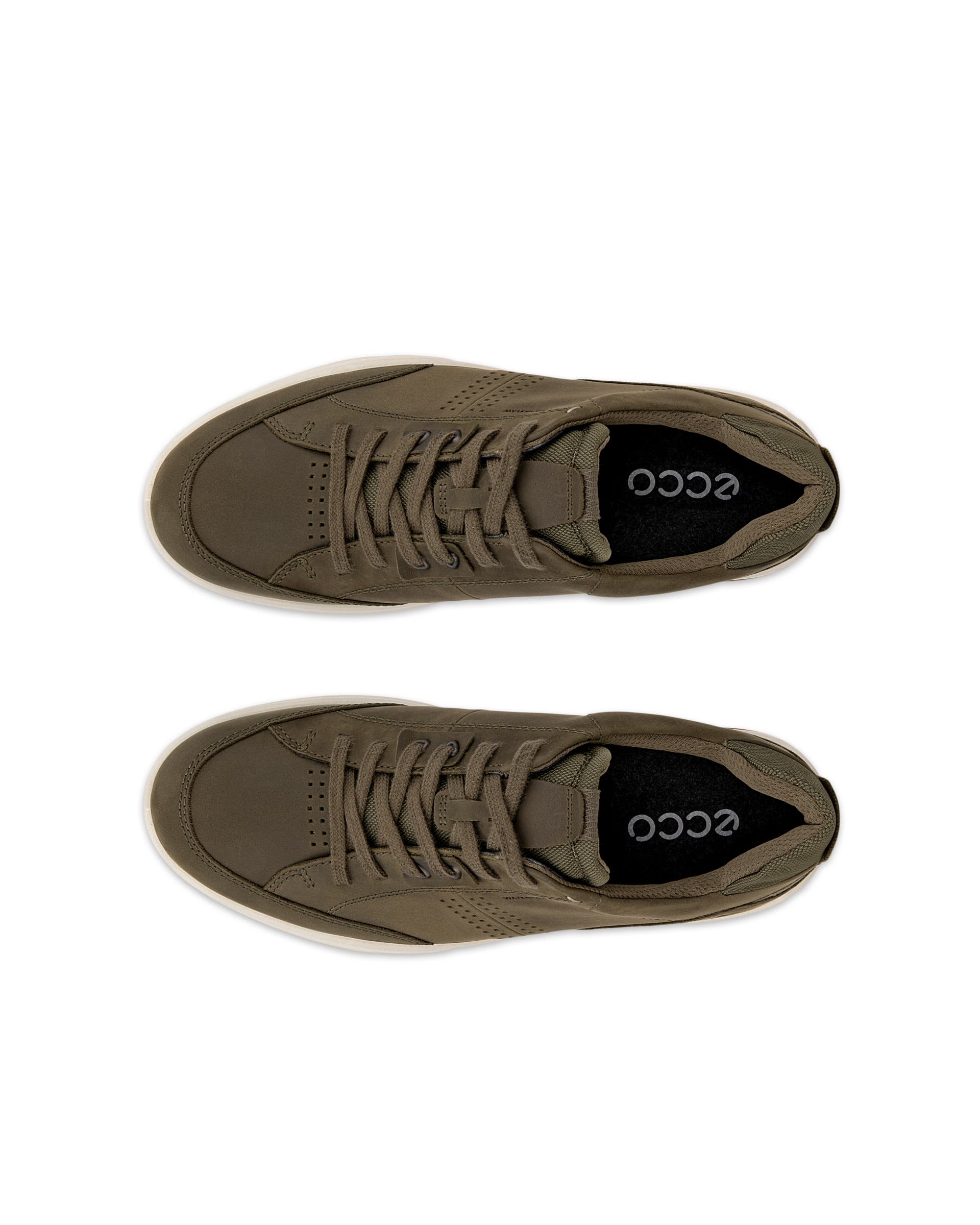 ECCO® Byway 2.0 Heren waterdichte schoen van nubuck - Groen - Top left pair