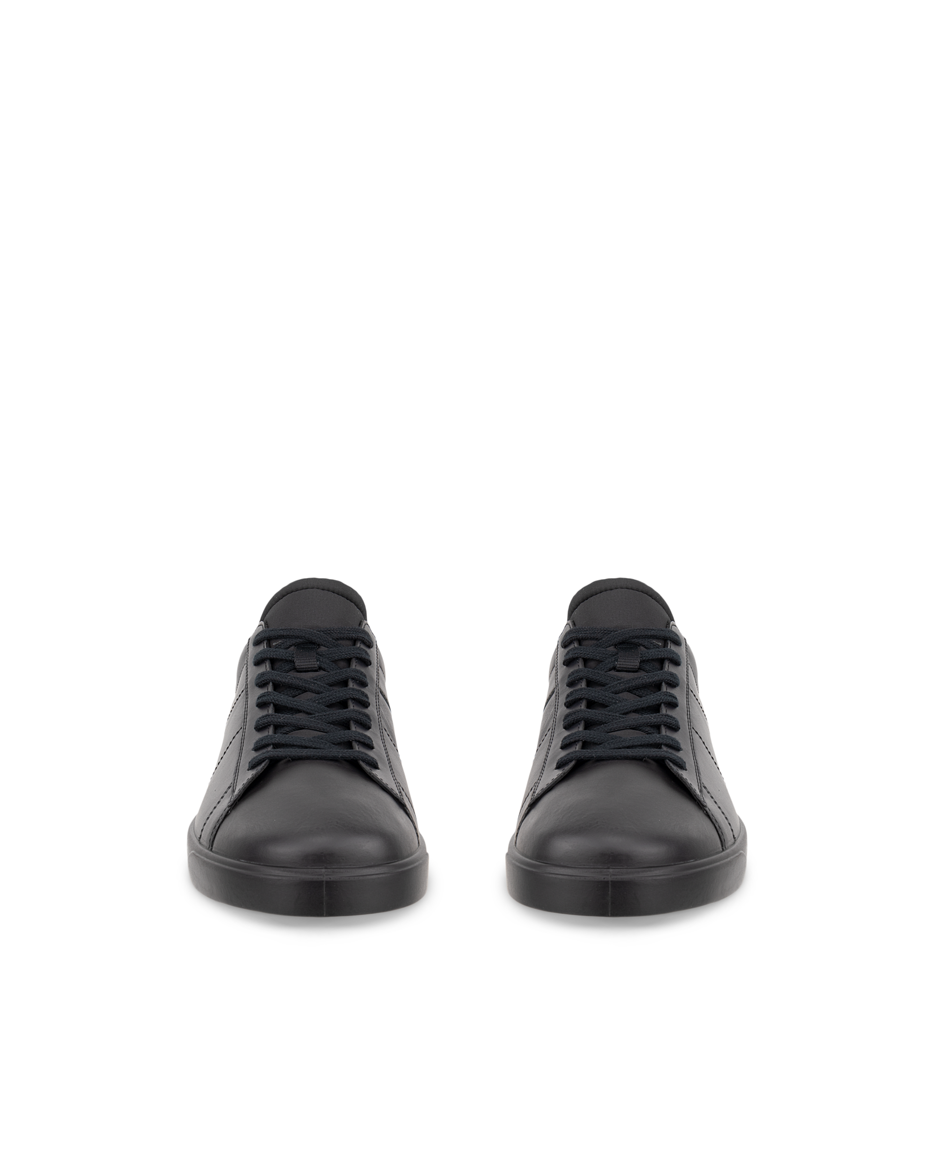 ECCO® Street Lite Herren Ledersneaker - Schwarz - Front pair