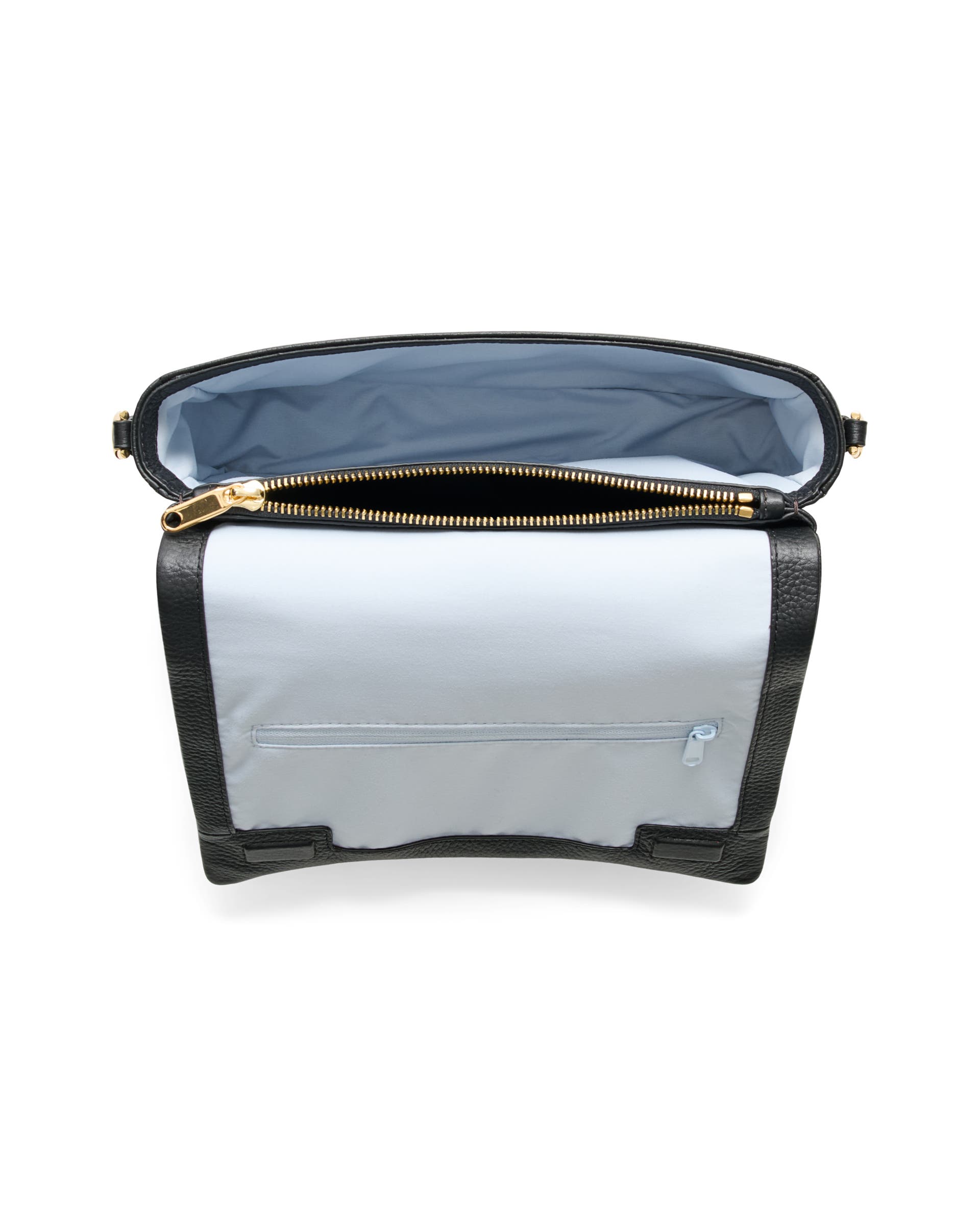 ECCO Pinch Large Soft Pebbled レザークロスボディバッグ - ブラック - Birdeye