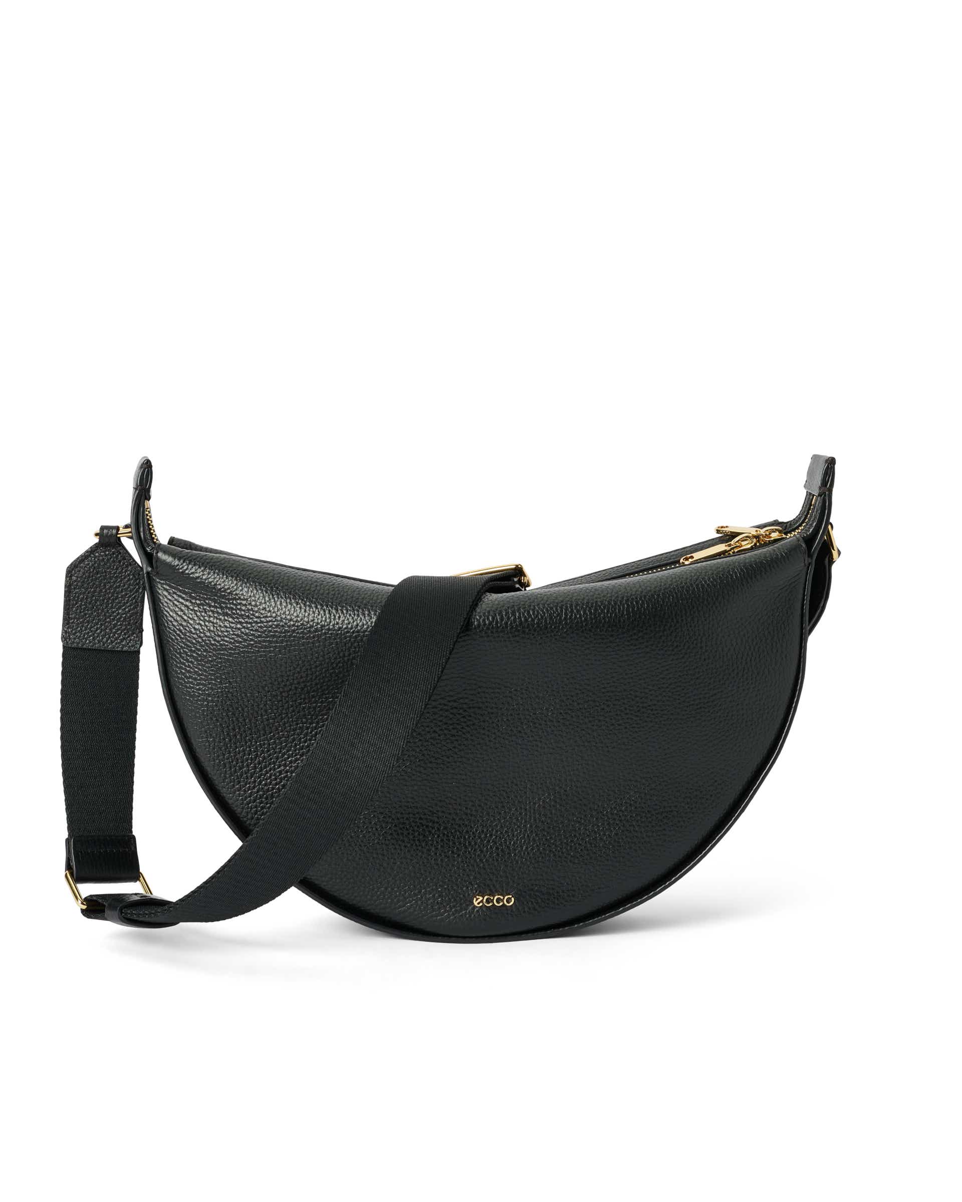 ECCO / ショルダーバッグ/レザー/BLK/無地 ECCO Fortune Bag M レザーショルダーバッグ | ブラック