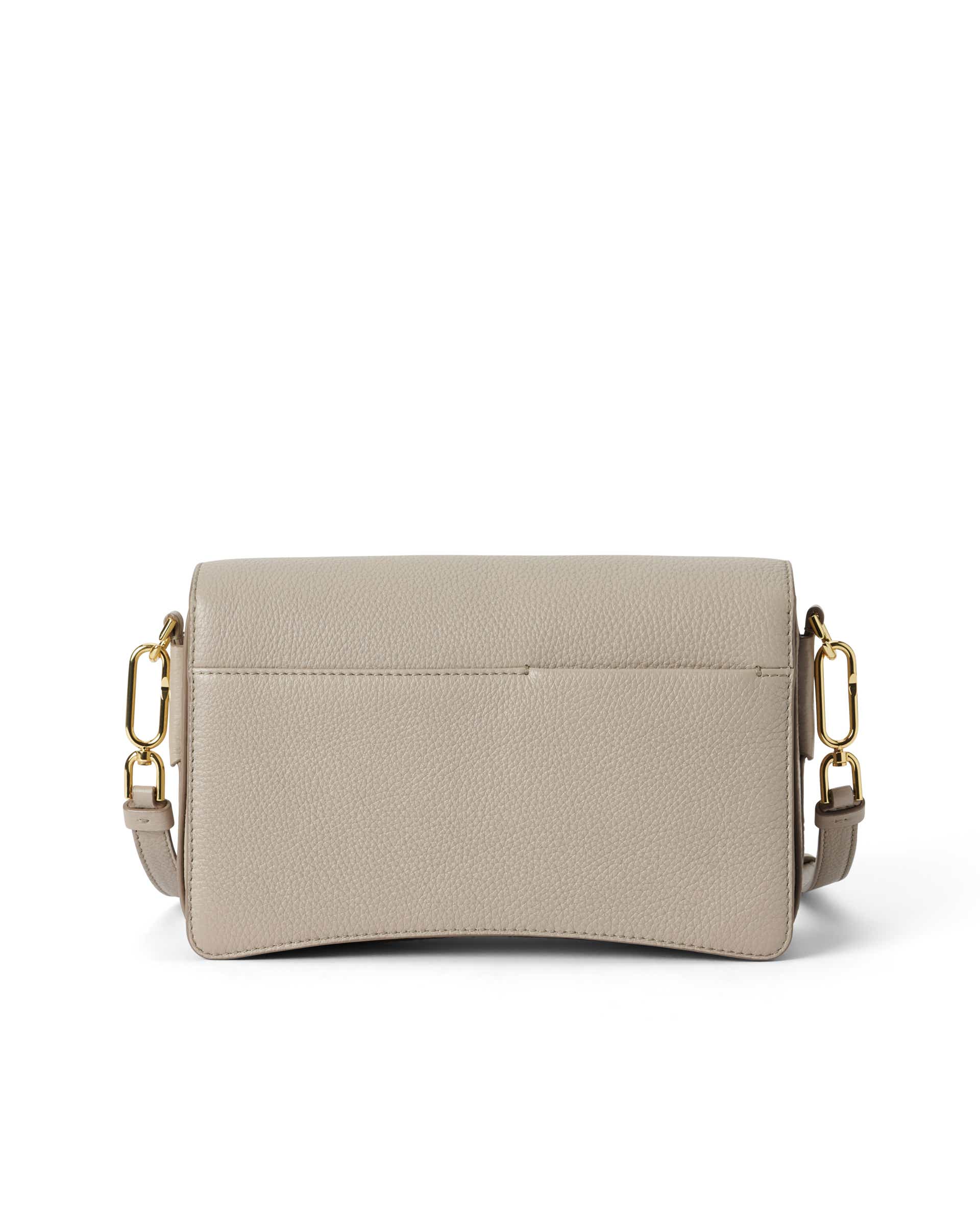 Mala tiracolo couro ECCO® Pinch Bag - Bege - Back