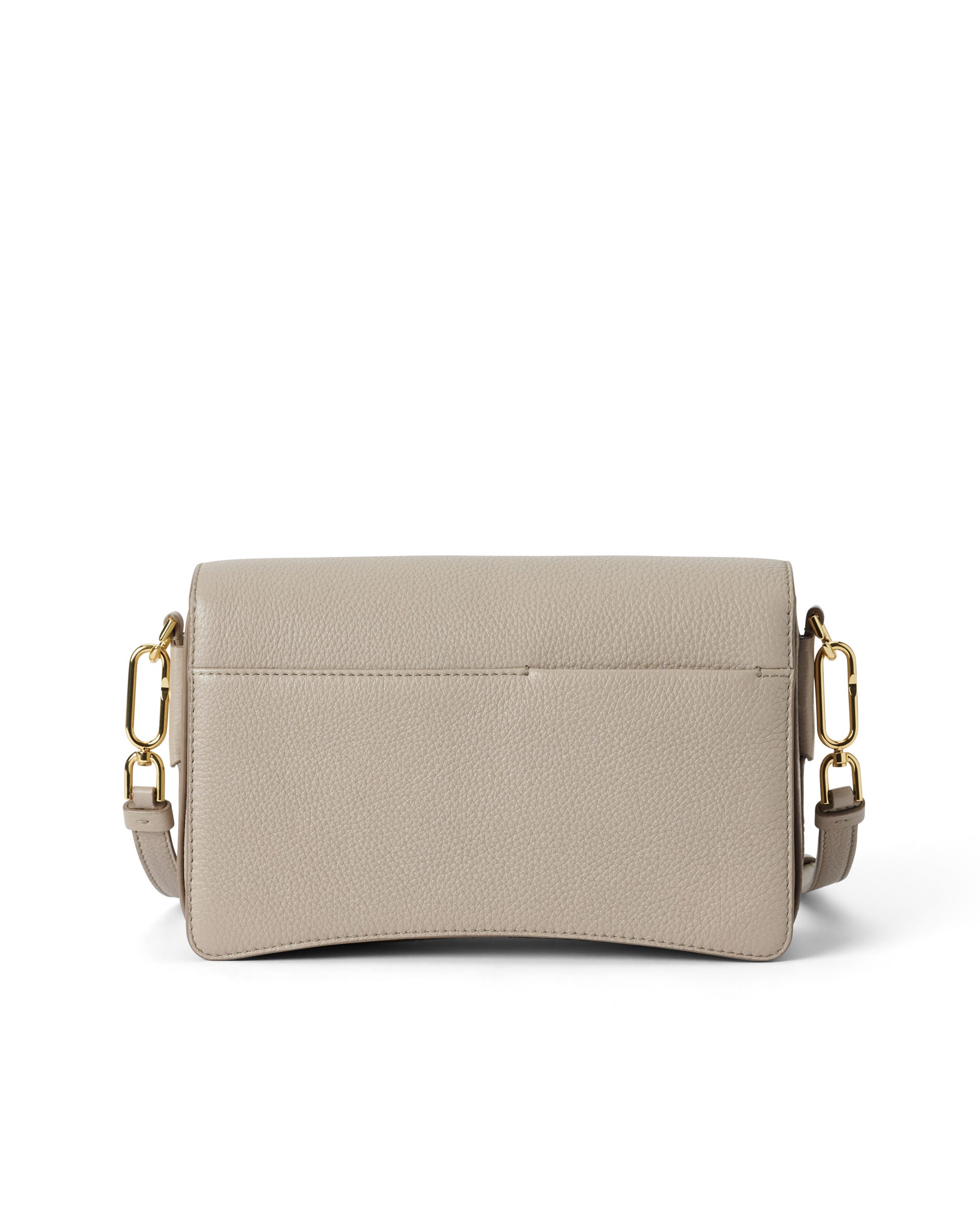 Mala tiracolo couro ECCO® Pinch Bag - Bege - Back