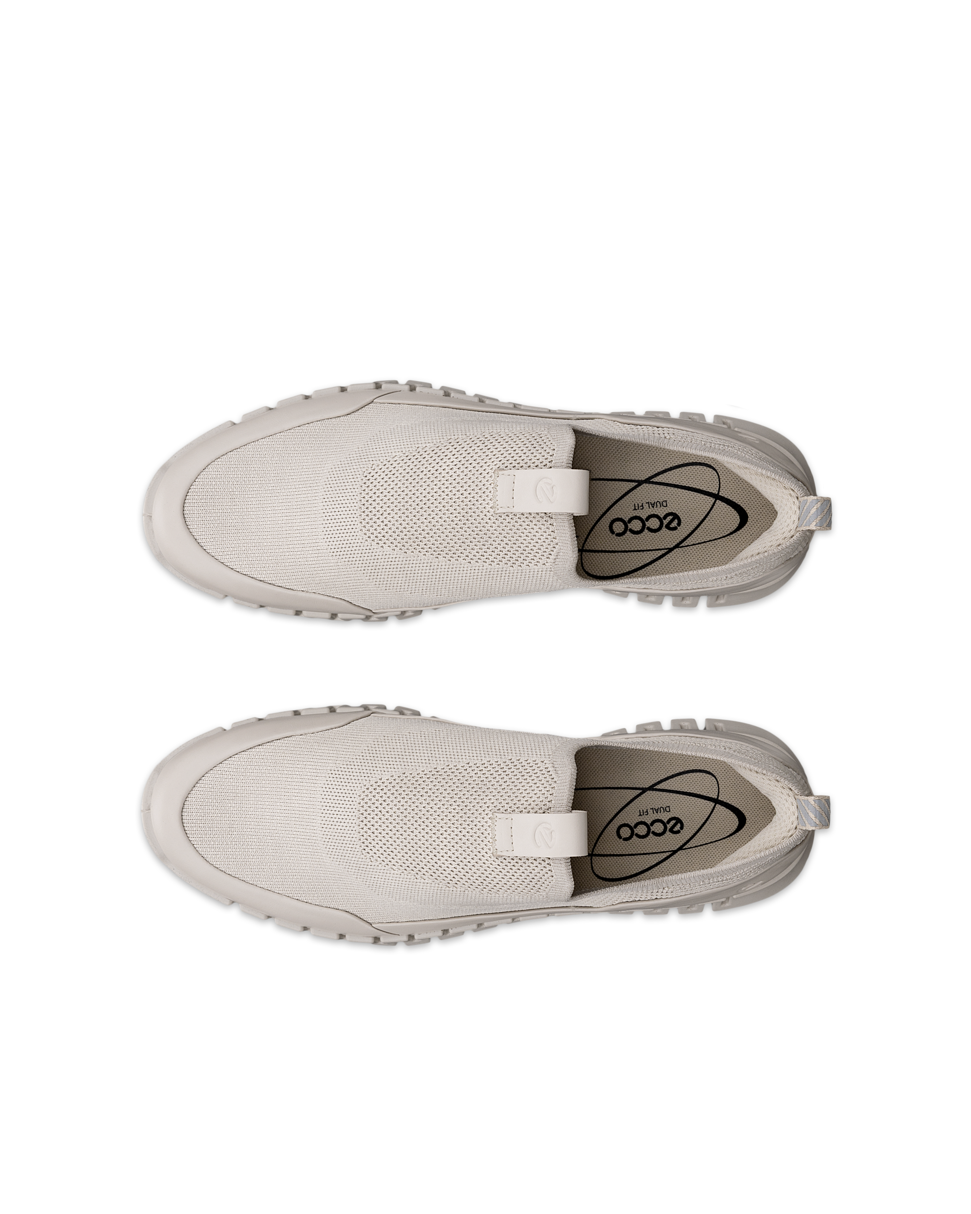 ECCO® GRUUV női textil sneaker - Bézs - Top left pair