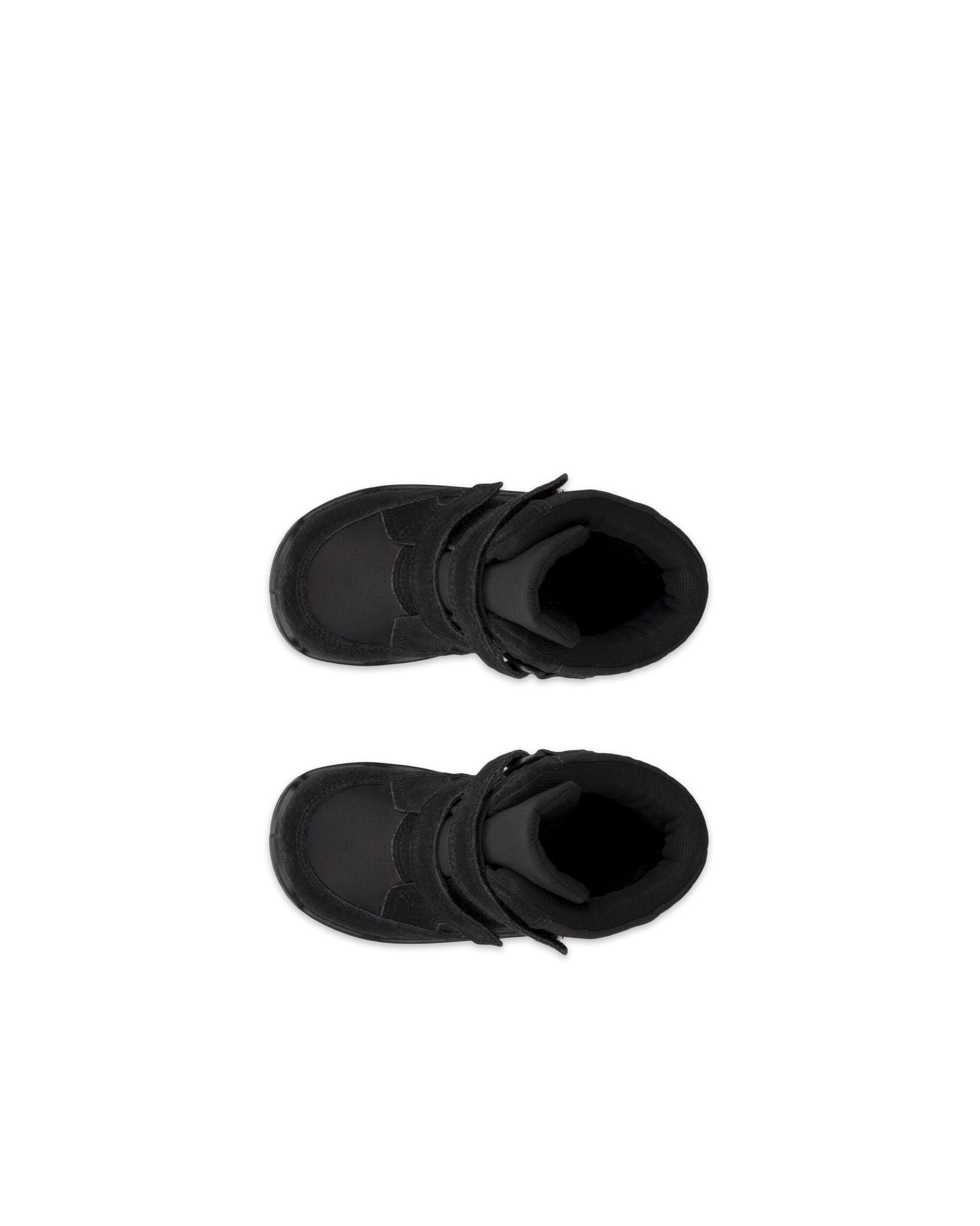 ECCO® Urban Mini mellemhøj Gore-Tex støvle i ruskind til børn - Sort - Top left pair