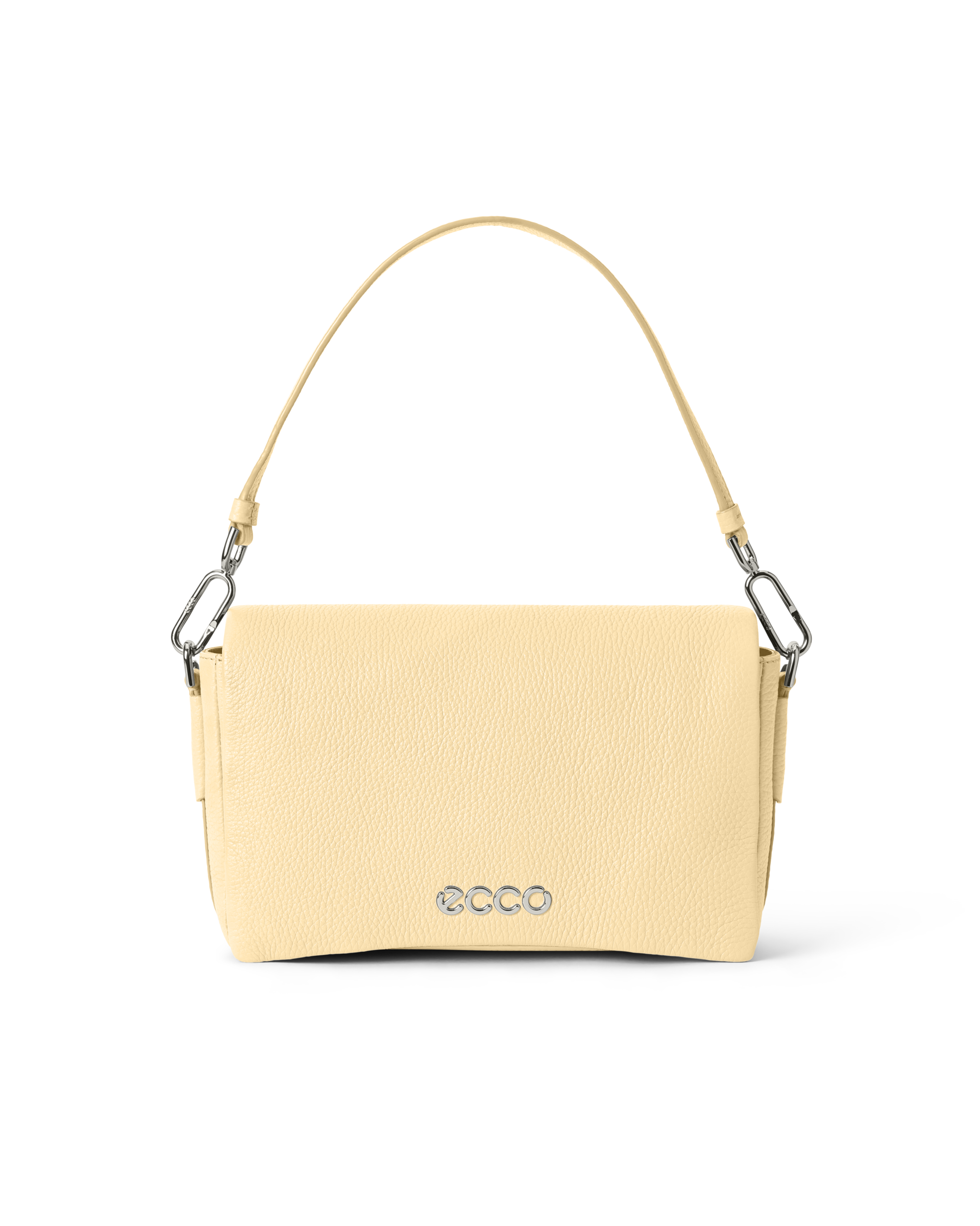 ECCO® Pinch Soft Pebbled Leather Large Crossbody Bag | Yellow