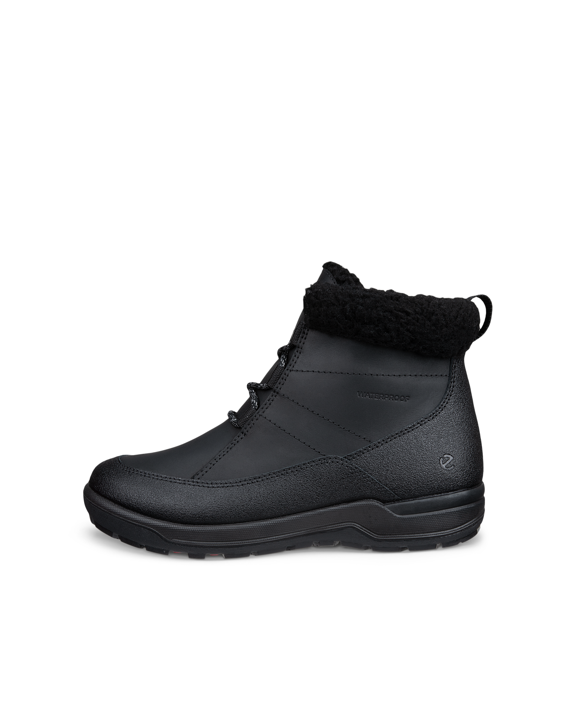 ECCO Trace Lite - Women's Nubuck Waterproof Winter Boot - Black - 11-11.5