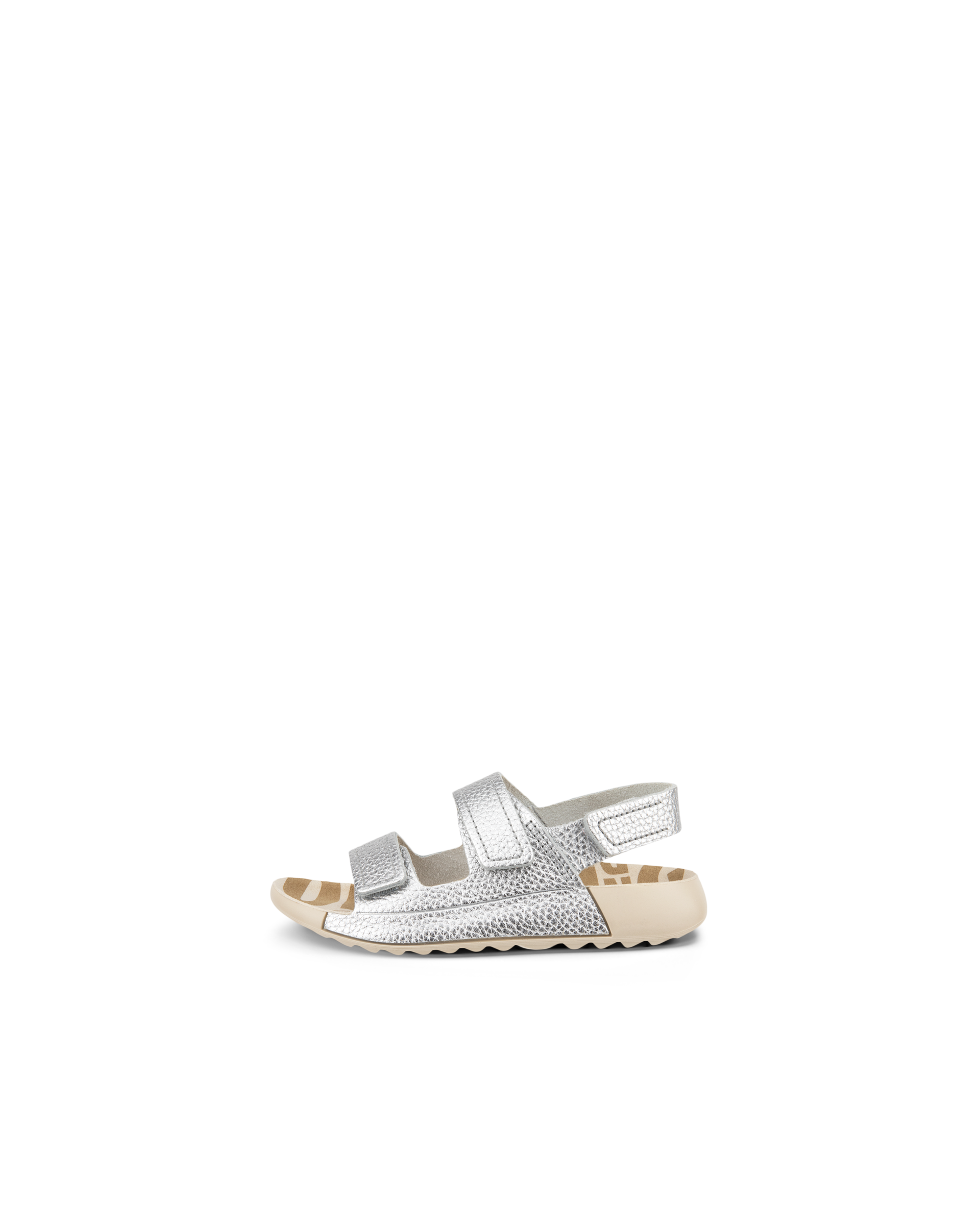 Kids' ECCO® Cozmo Nubuck Two Strap Sandal | Green