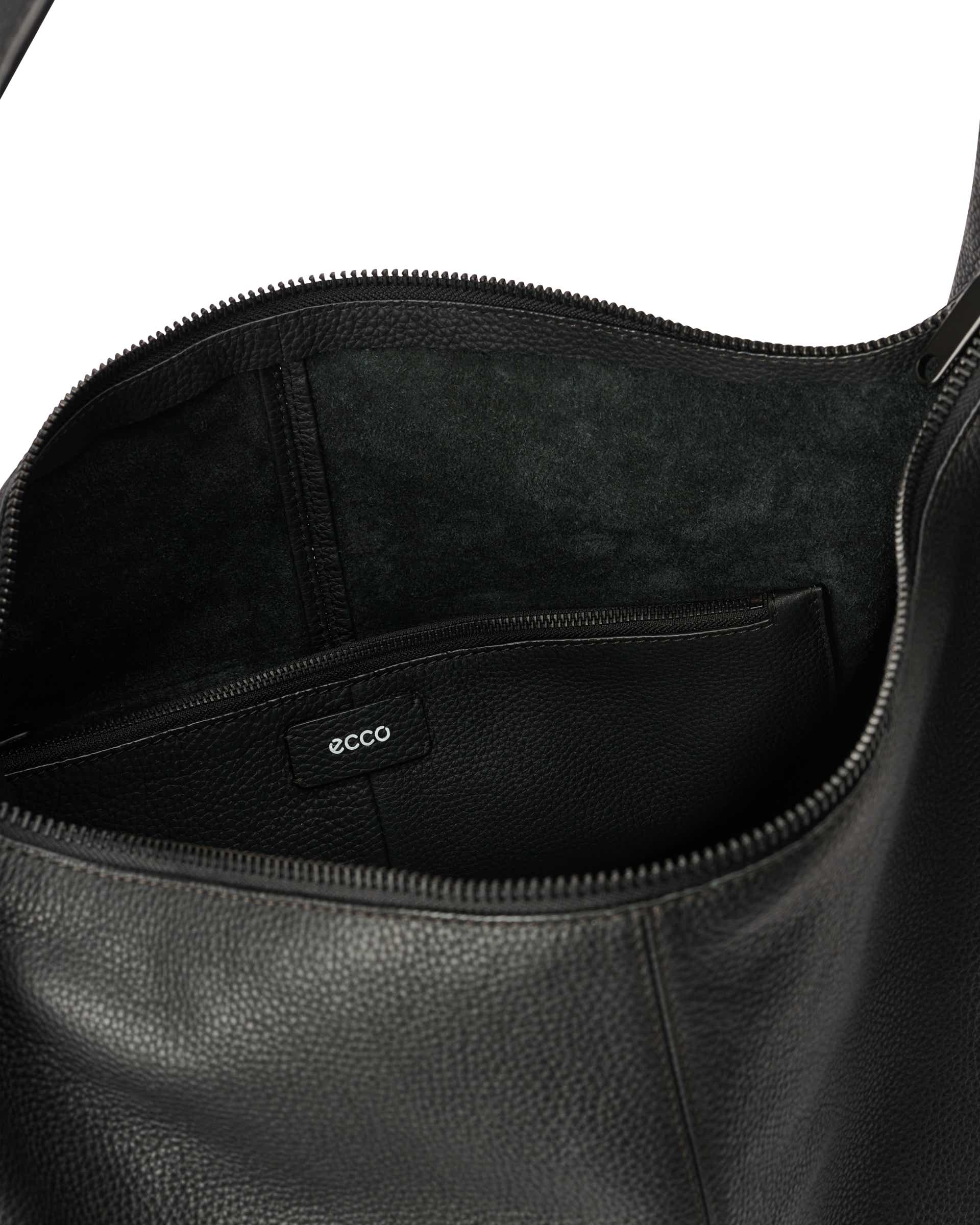 ECCO® Hobo bőr hobo táska - Fekete - Inside