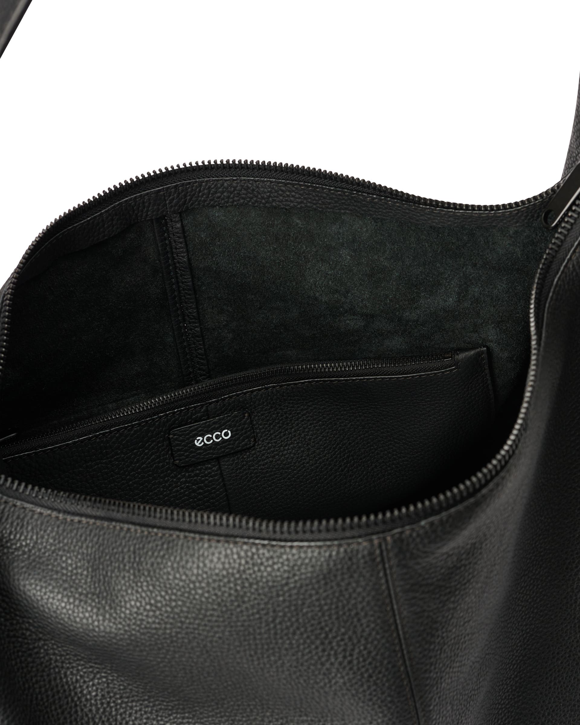 ECCO® Hobo bőr hobo táska - Fekete - Inside