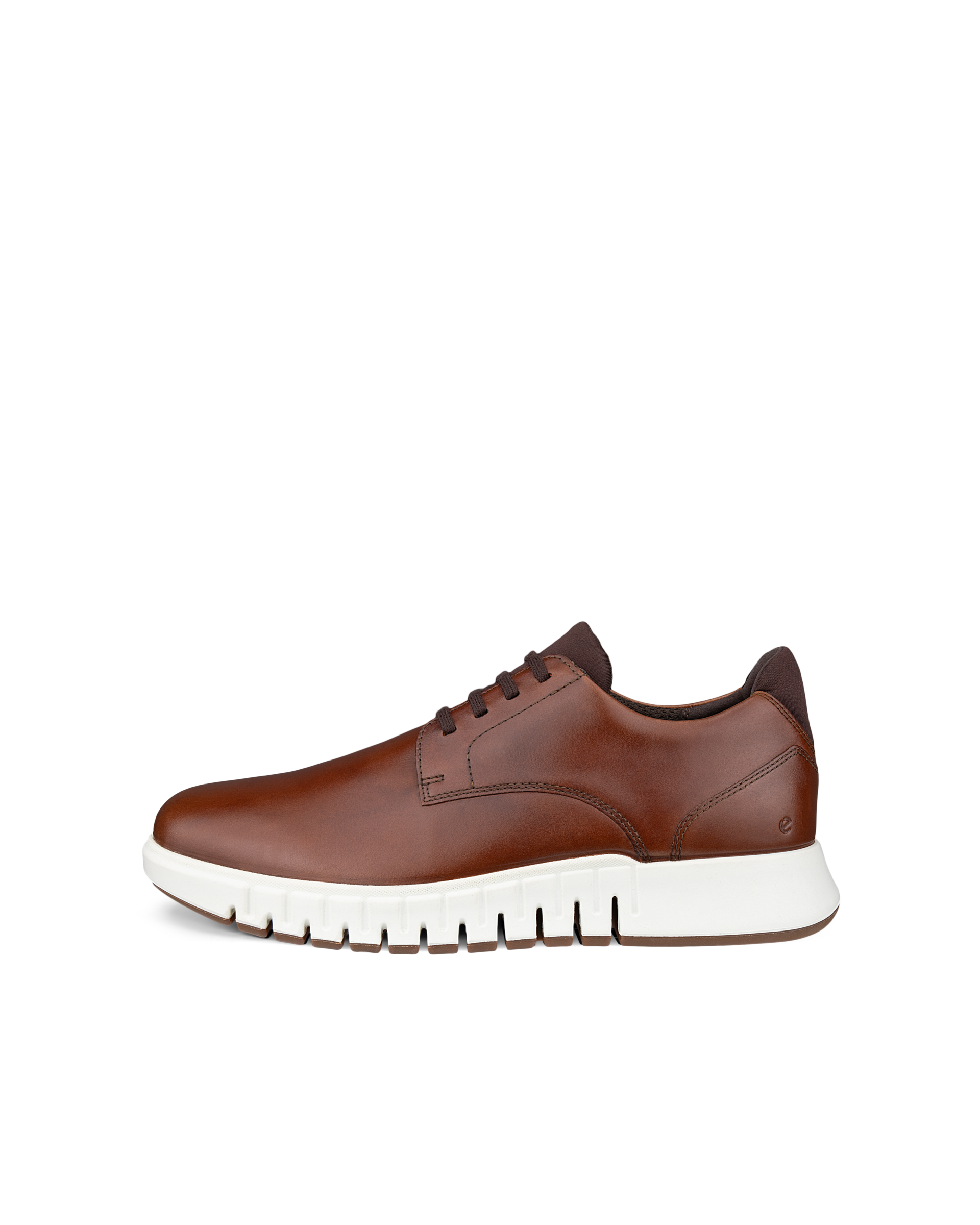Sapatos couro homem ECCO® Gruuv Studio - Castanho - Outside