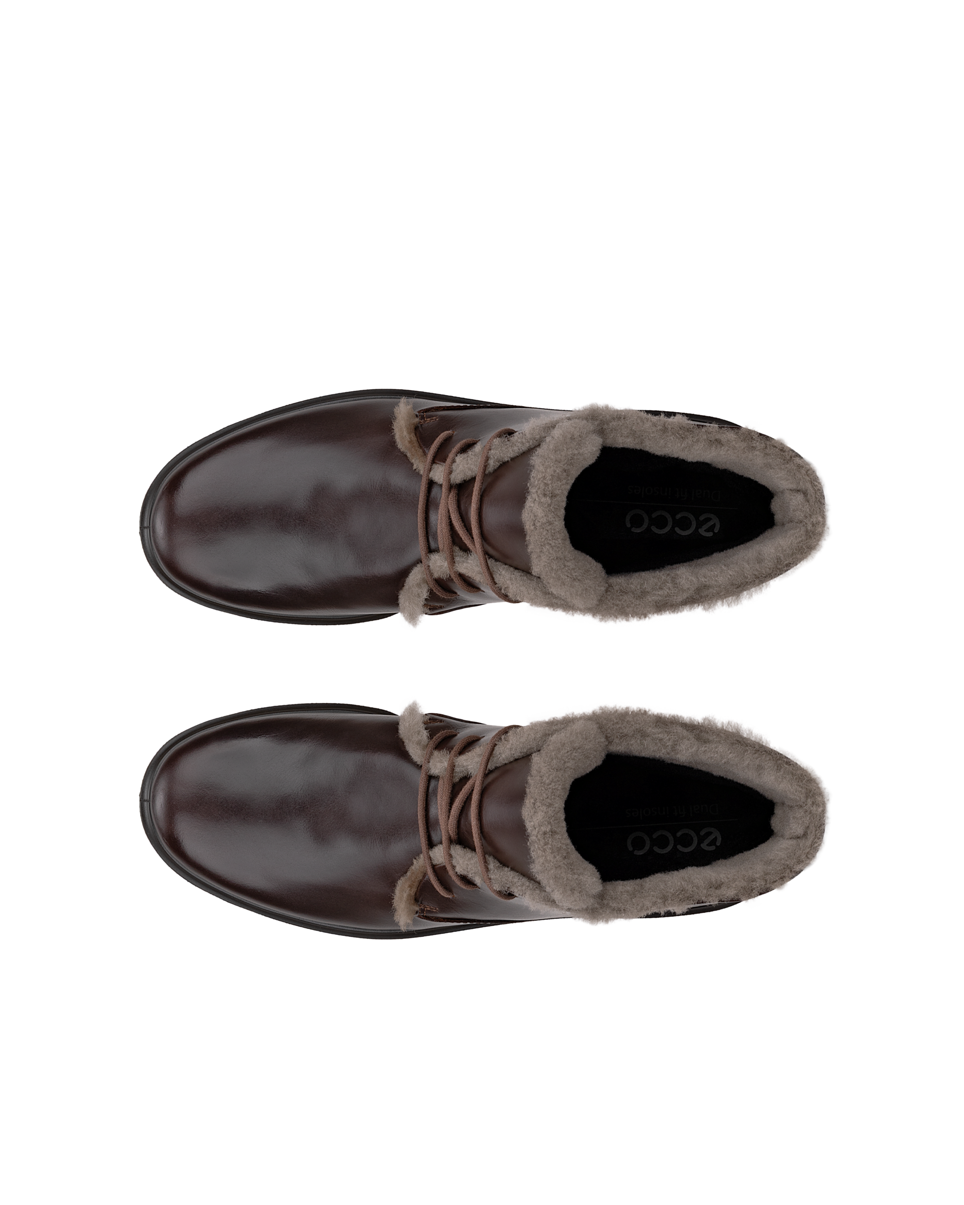 ECCO® METROPOLE AMSTERDAM dames leren chukka boot - Bruin - Top left pair