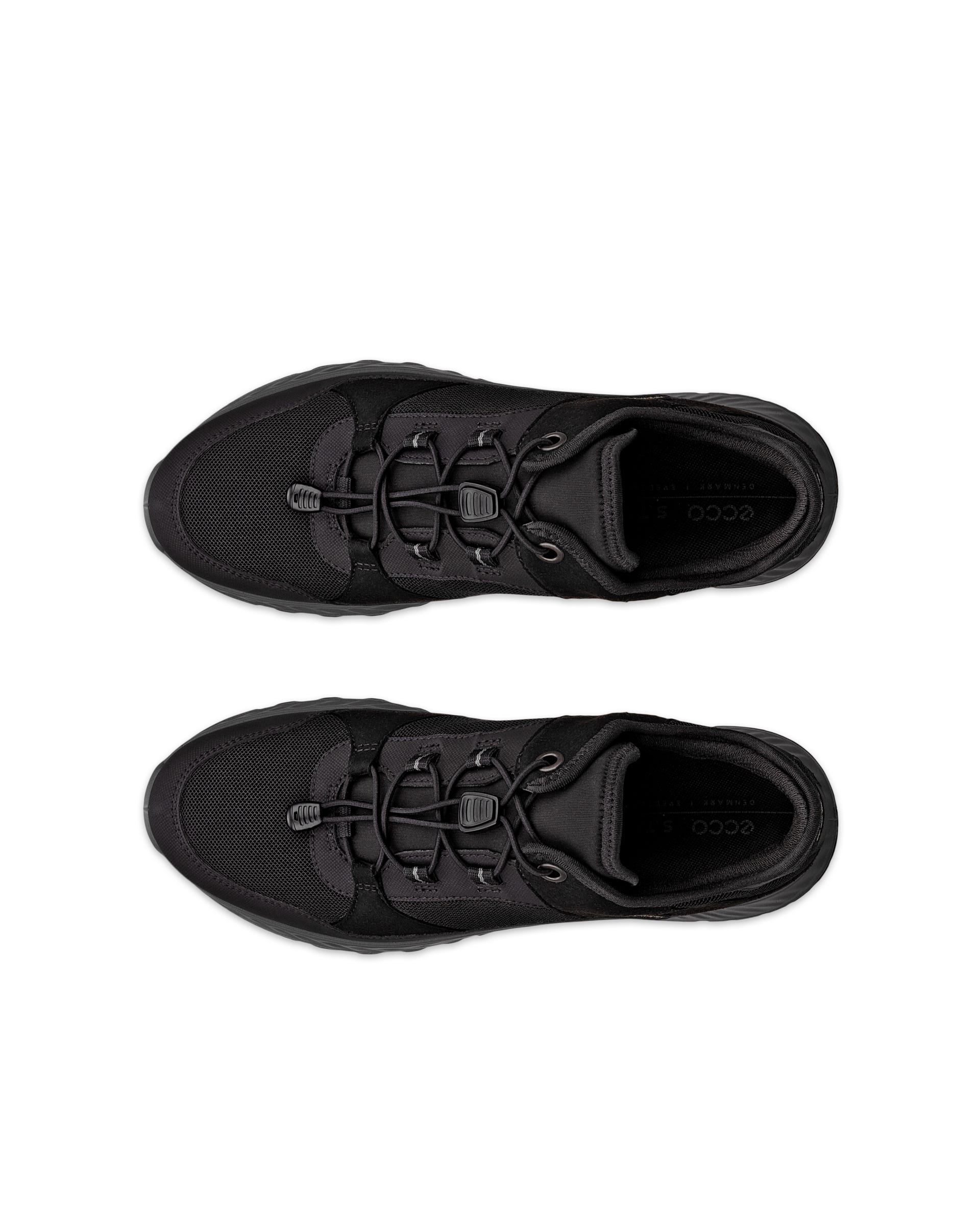 Women's ECCO® Exostride Gore-Tex Outdoor Trainer - Black - Top left pair